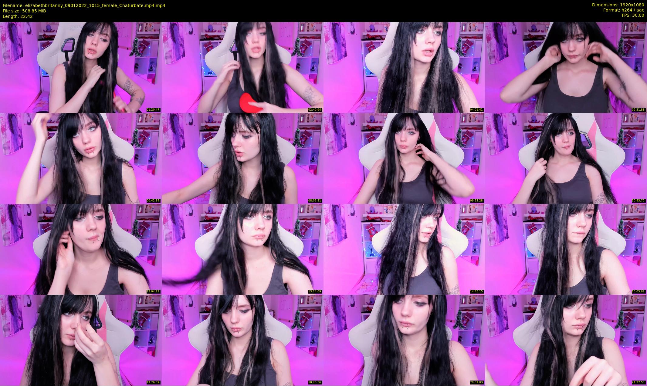 elizabethbritanny — 23 minute Chaturbate female cam show recording, 1080p, Jan 9, 2022
