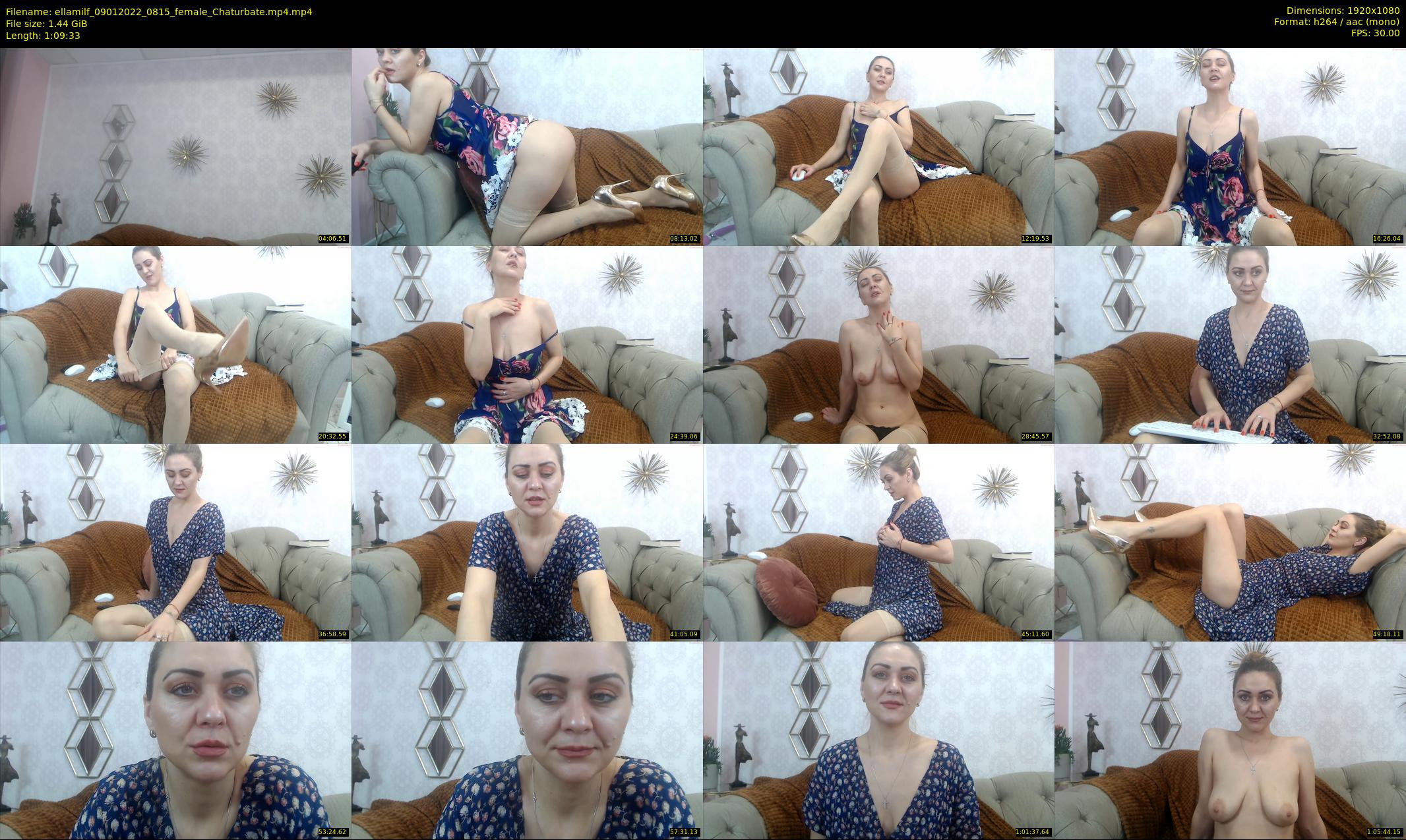 ellamilf — 70 minute Chaturbate female cam show recording, 1080p, Jan 9, 2022