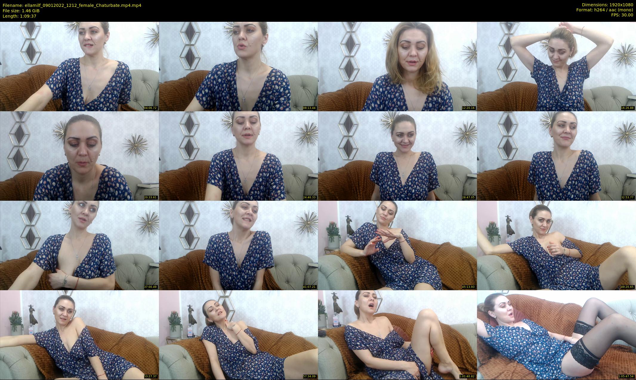 ellamilf — 70 minute Chaturbate female cam show recording, 1080p, Jan 9, 2022