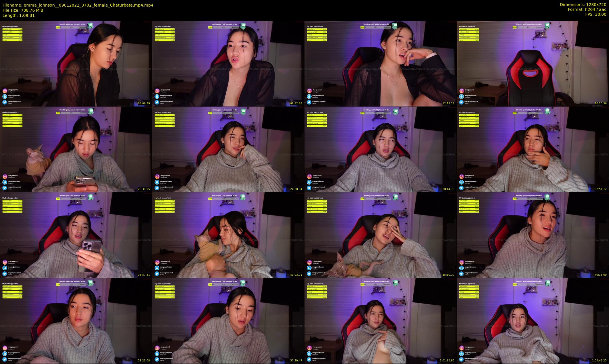 emma_johnson_ — 70 minute Chaturbate female cam show recording, 720p, Jan 9, 2022