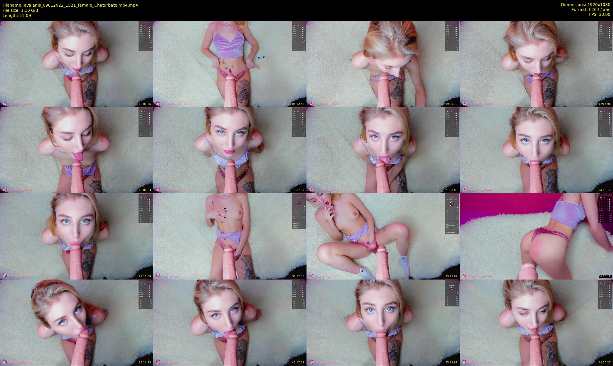 evalanis — 52 minute Chaturbate couple cam show recording, 1080p, Jan 9, 2022