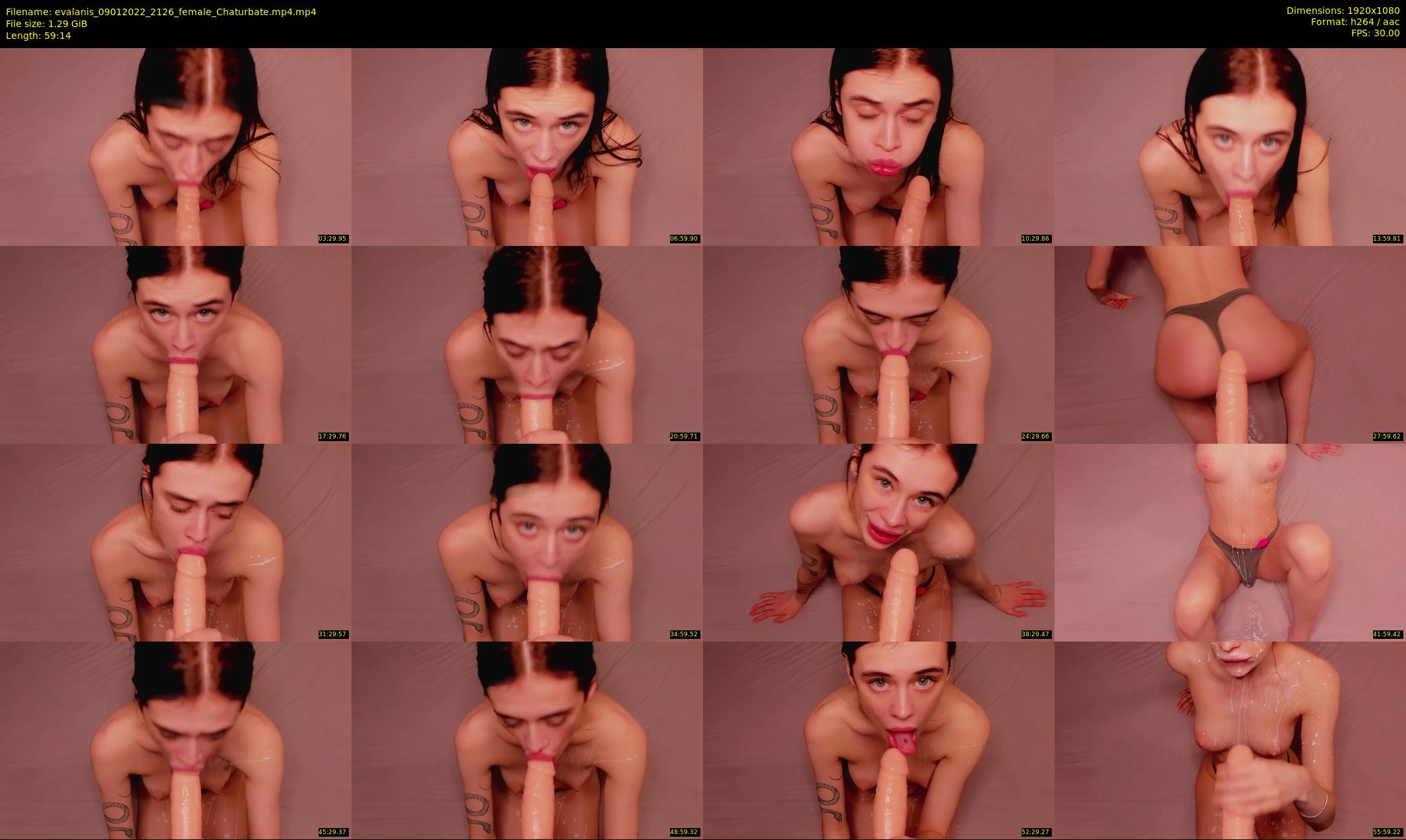 evalanis — 60 minute Chaturbate couple cam show recording, 1080p, Jan 9, 2022