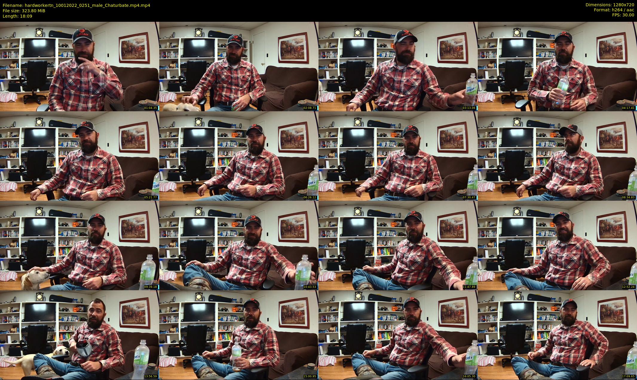 hardworkertn — 19 minute Chaturbate male cam show recording, 720p, Jan 10, 2022