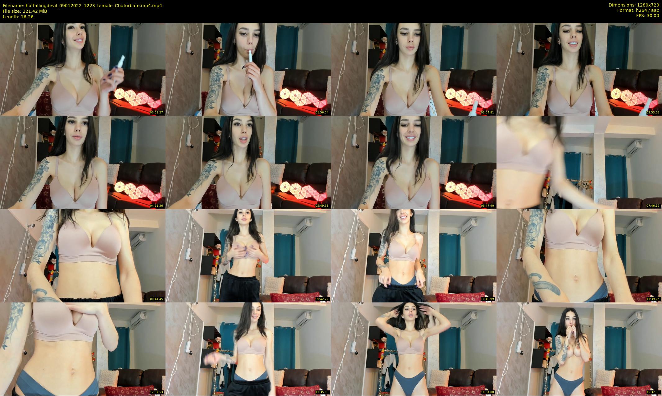 hotfallingdevil — 17 minute Chaturbate female cam show recording, 720p, Jan 9, 2022