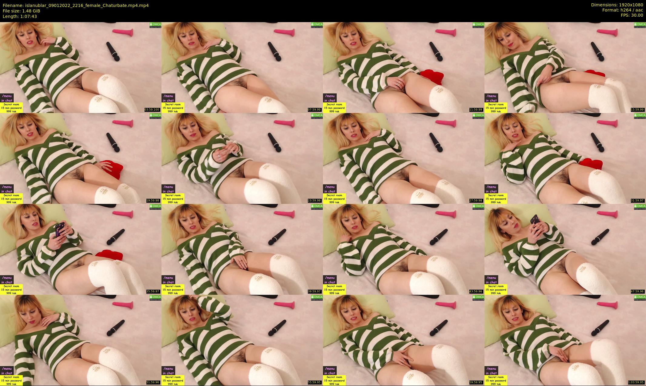 islanublar — 68 minute Chaturbate female cam show recording, 1080p, Jan 9, 2022
