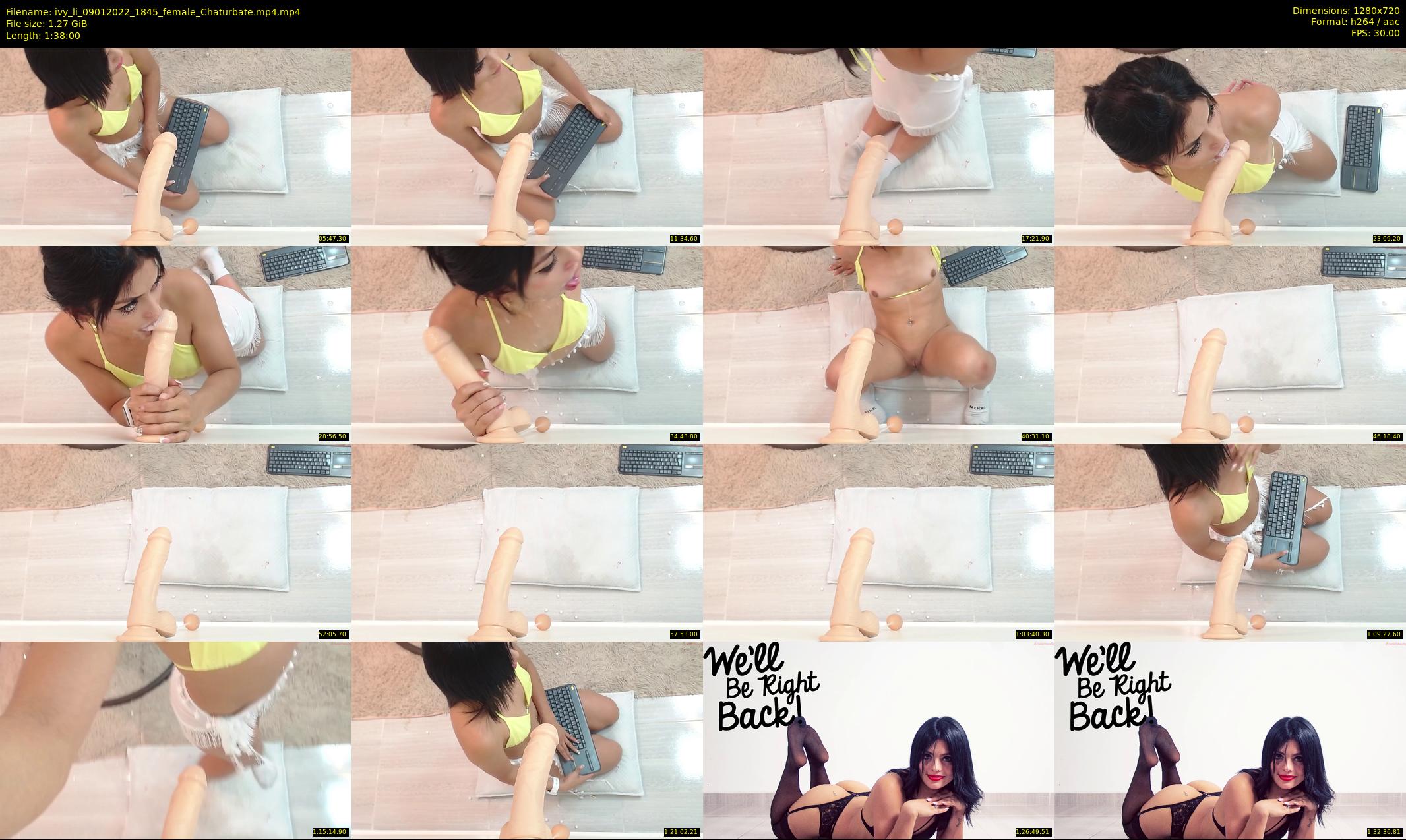 ivy_li — 98 minute Chaturbate female cam show recording, 720p, Jan 9, 2022