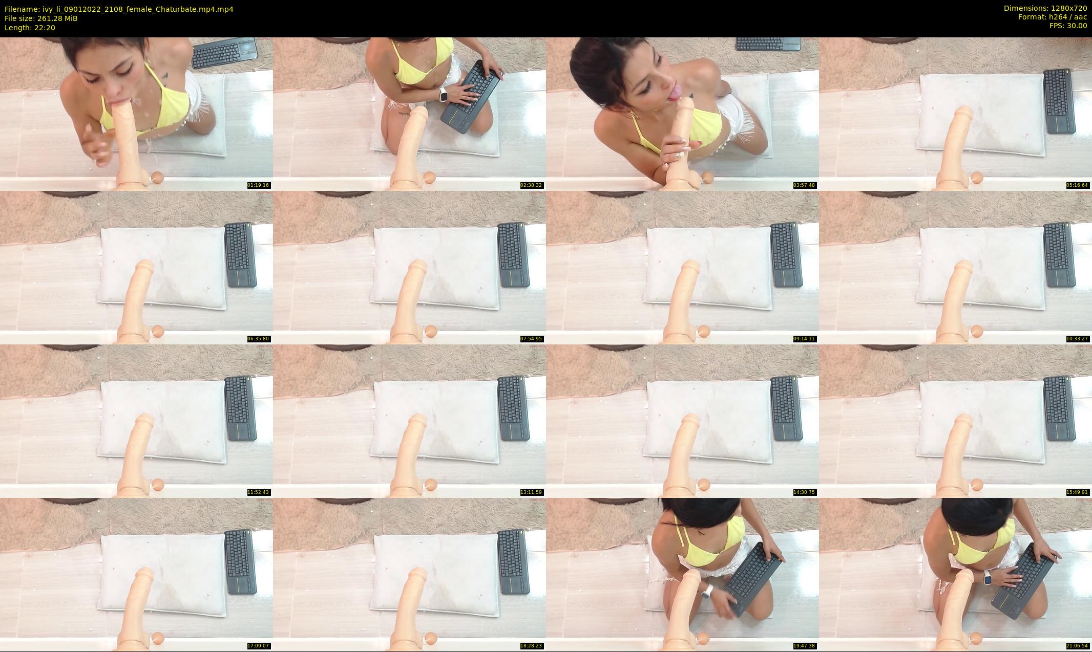 ivy_li — 23 minute Chaturbate female cam show recording, 720p, Jan 9, 2022