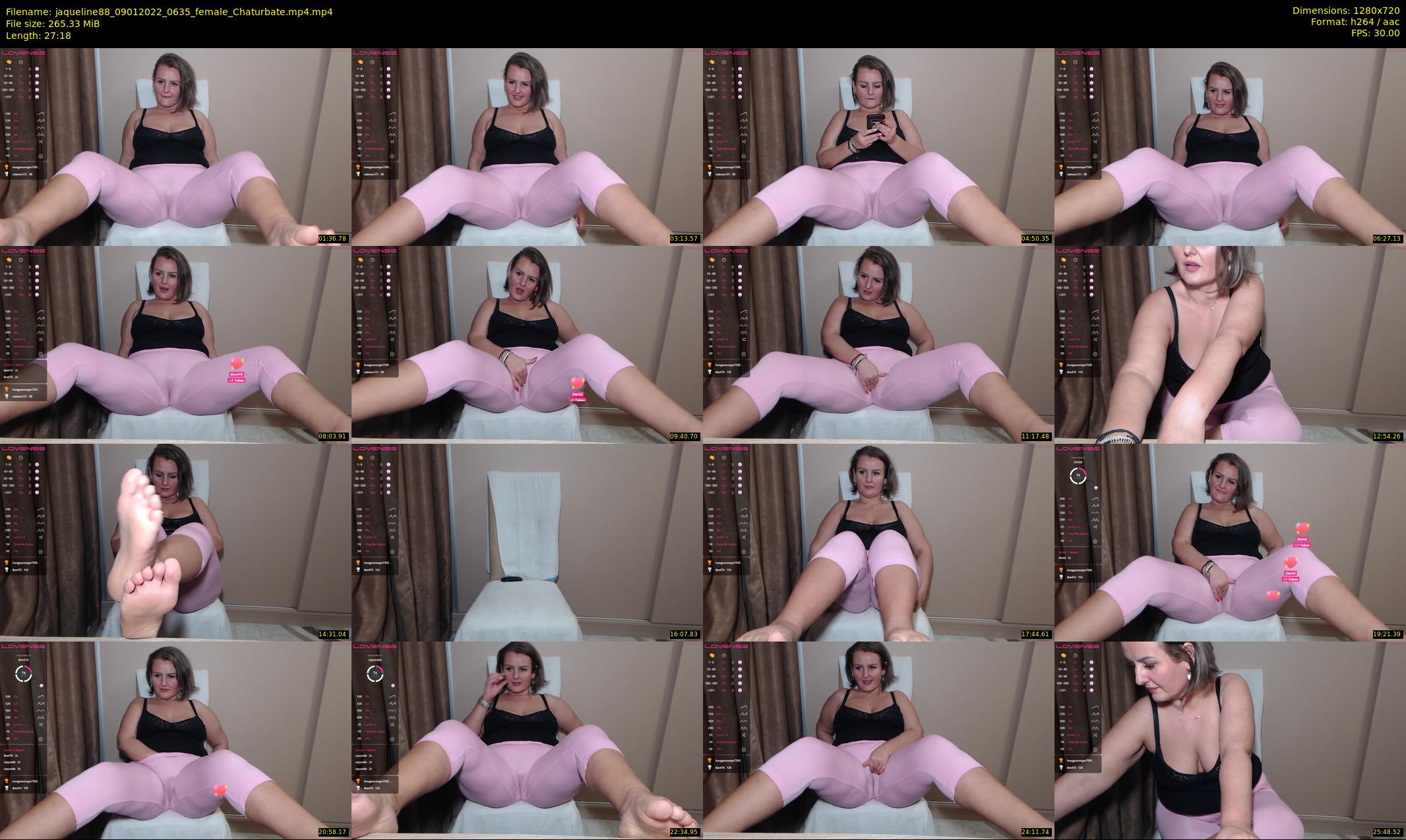jaqueline88 — 28 minute Chaturbate female cam show recording, 720p, Jan 9, 2022
