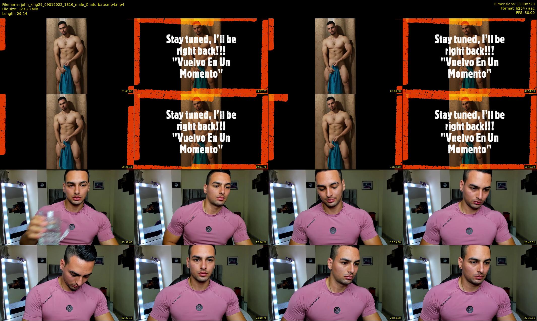 john_king29 — 30 minute Chaturbate male cam show recording, 720p, Jan 9, 2022