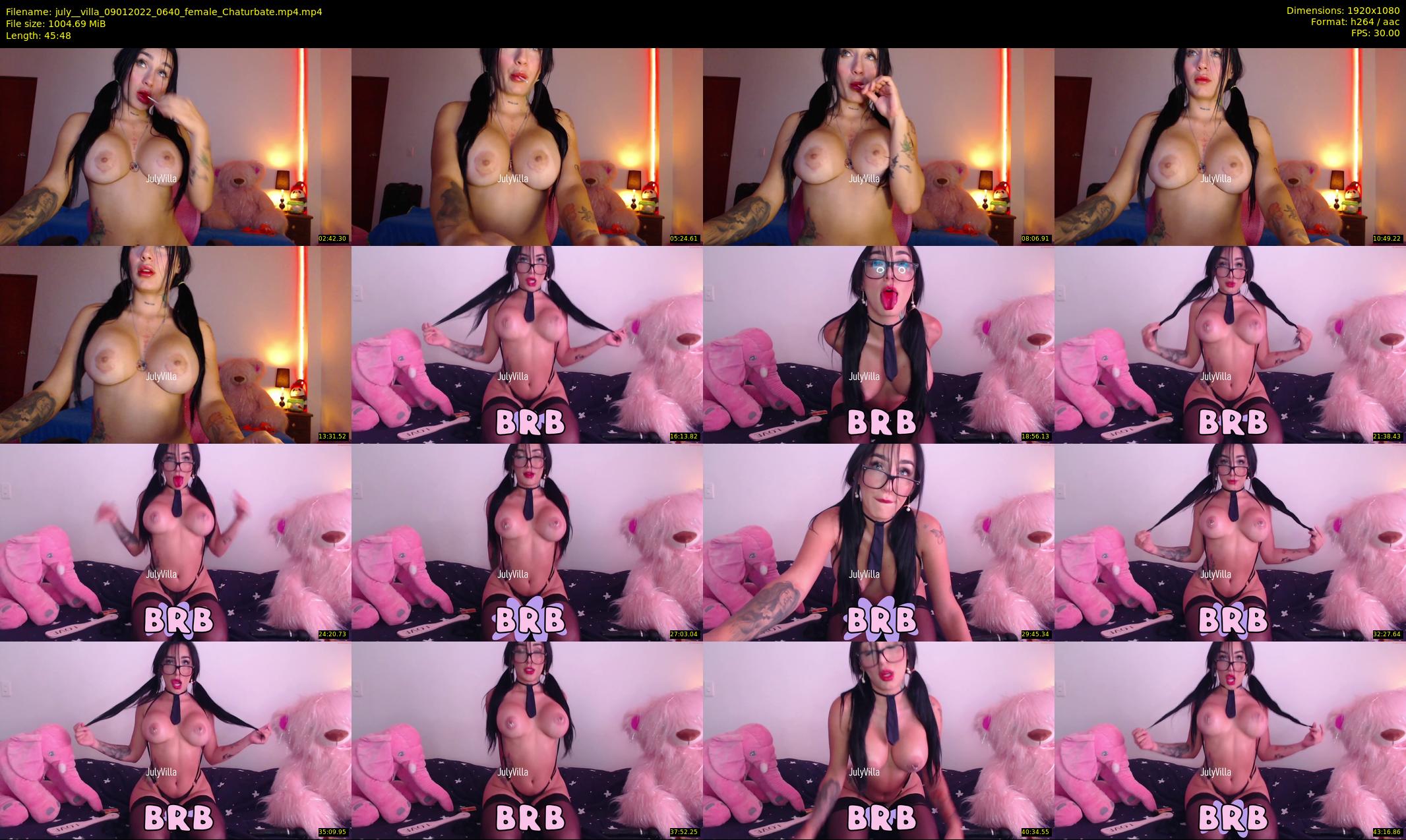 july__villa — 46 minute Chaturbate female cam show recording, 1080p, Jan 9, 2022