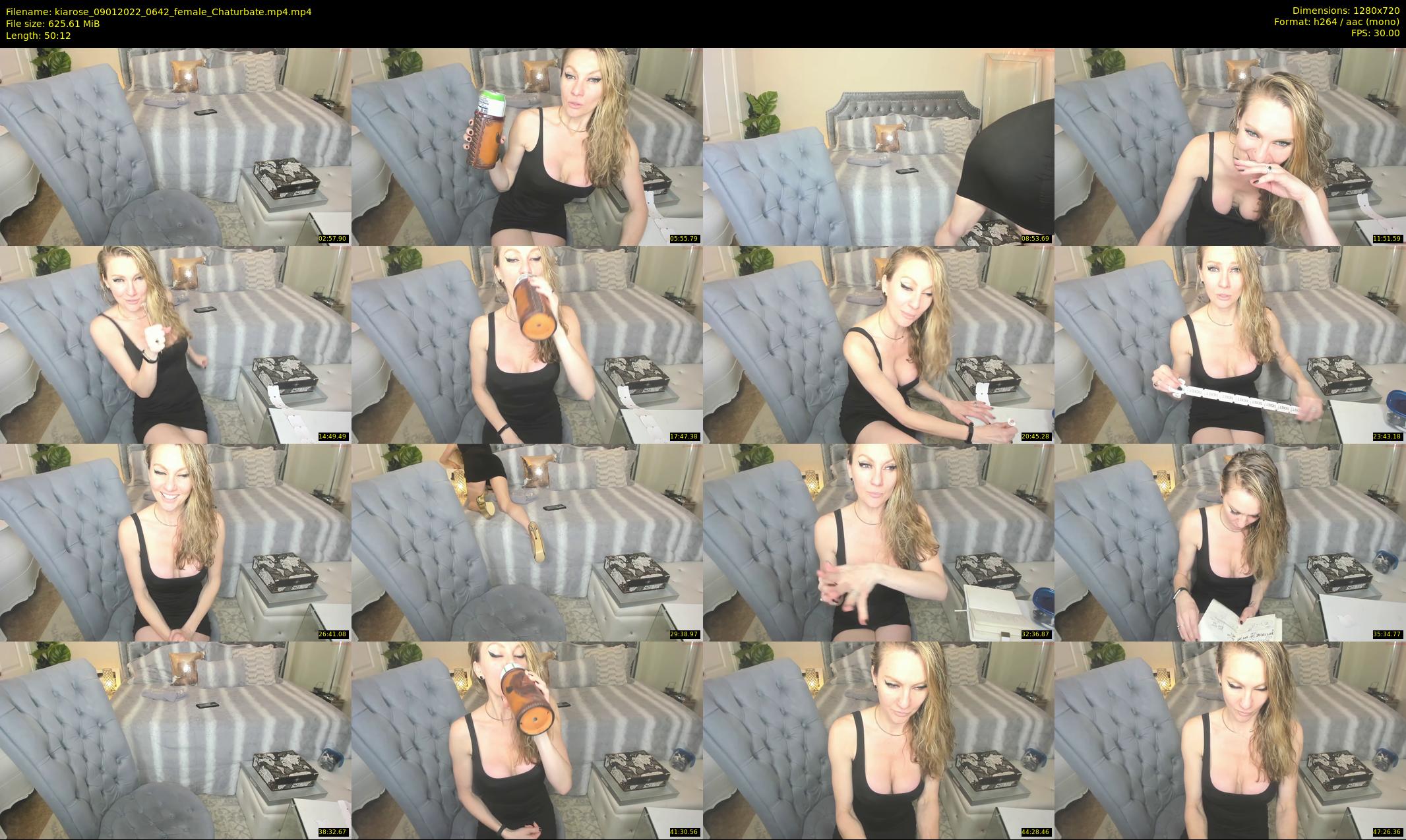kiarose — 51 minute Chaturbate female cam show recording, 720p, Jan 9, 2022