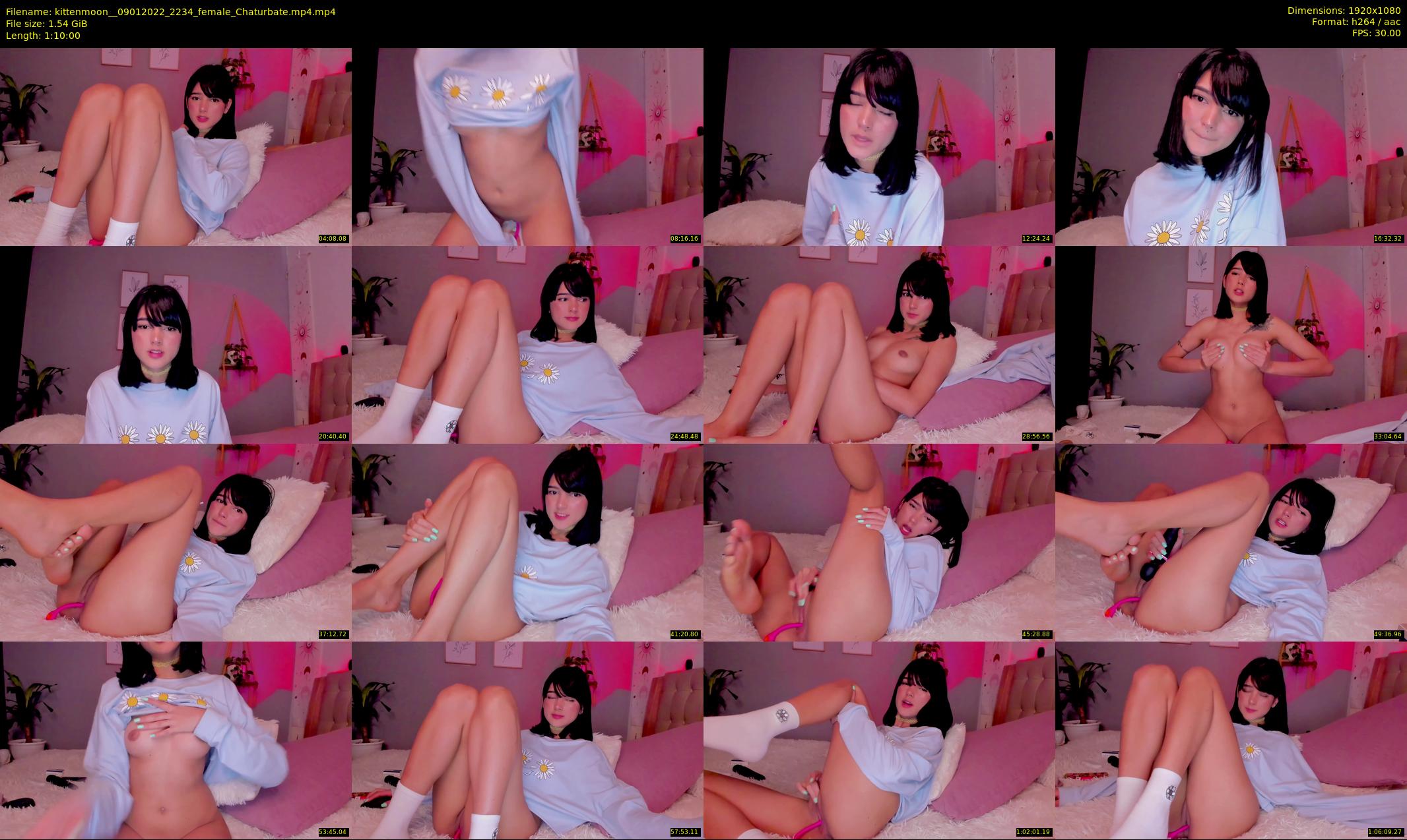 kittenmoon_ — 70 minute Chaturbate female cam show recording, 1080p, Jan 9, 2022