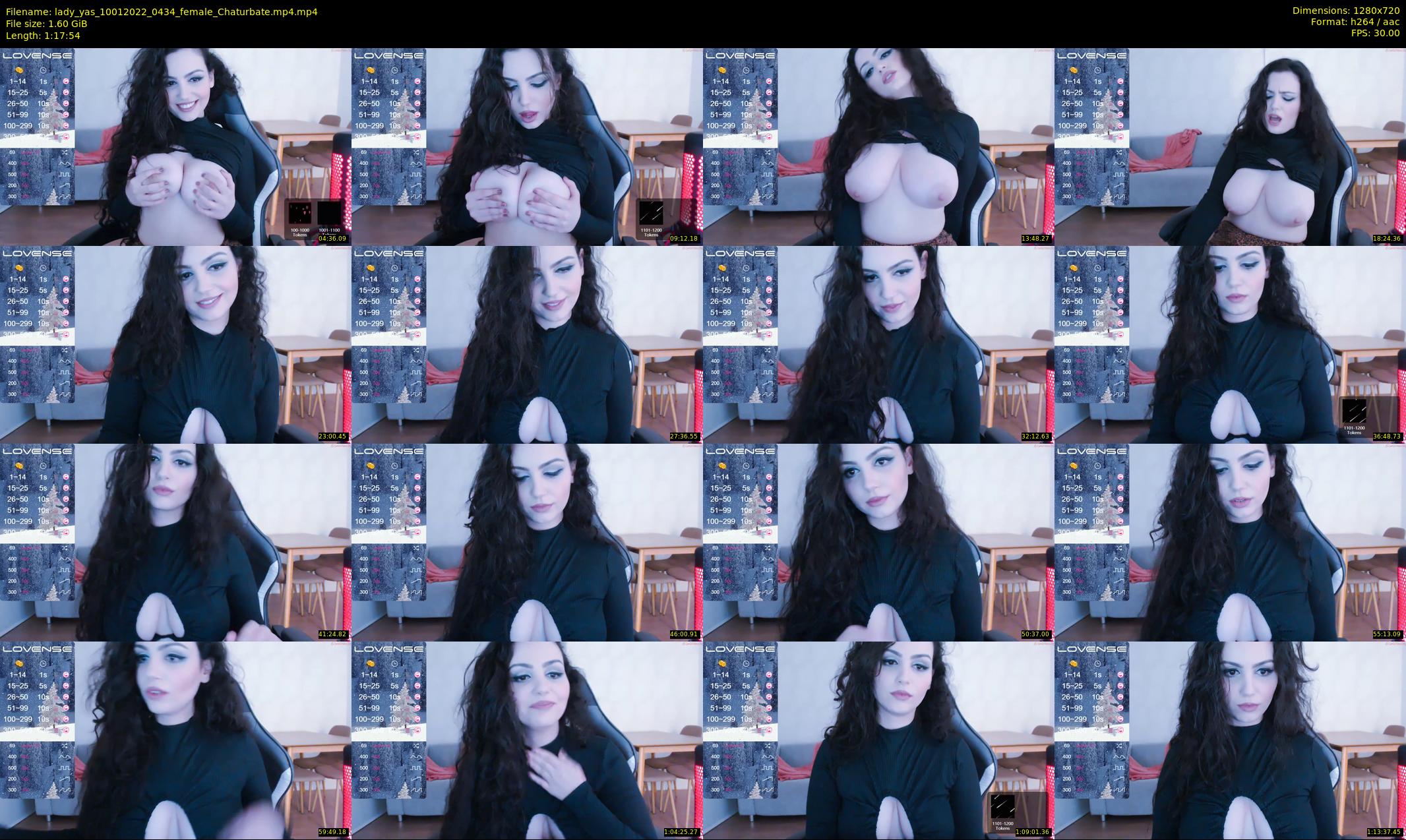 lady_yas — 78 minute Chaturbate female cam show recording, 720p, Jan 10, 2022
