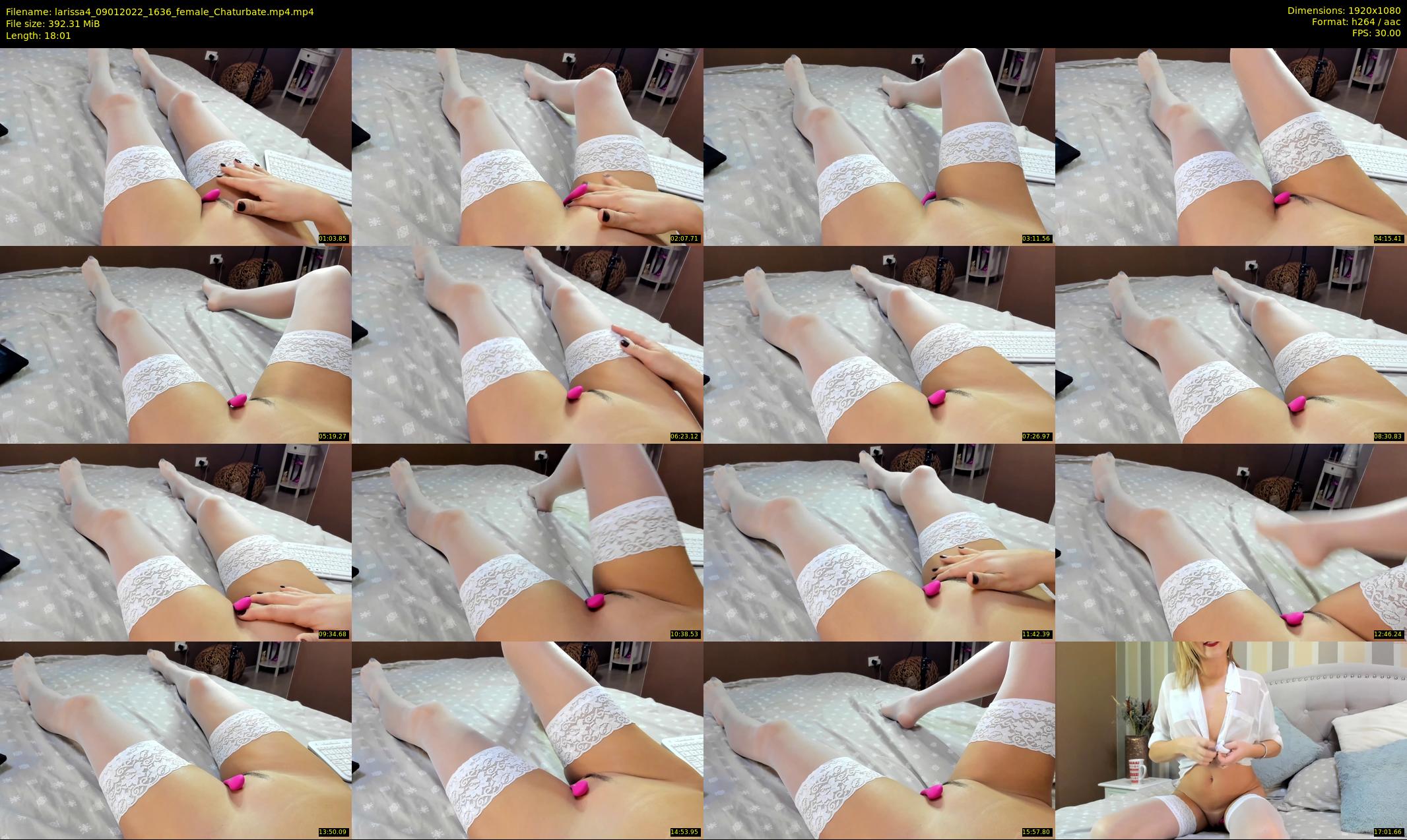 larissa4 — 19 minute Chaturbate female cam show recording, 1080p, Jan 9, 2022