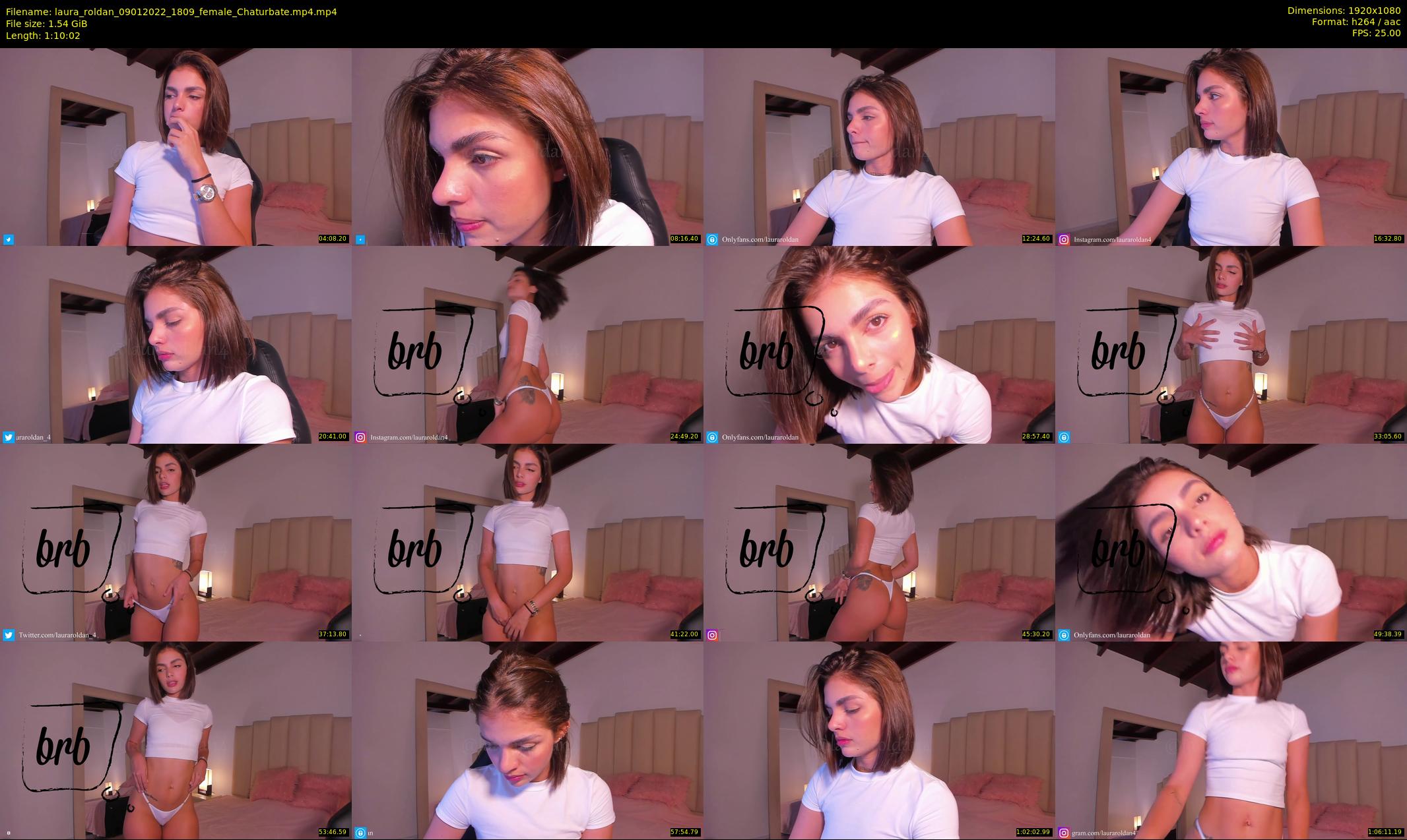 laura_roldan — 71 minute Chaturbate female cam show recording, 1080p, Jan 9, 2022