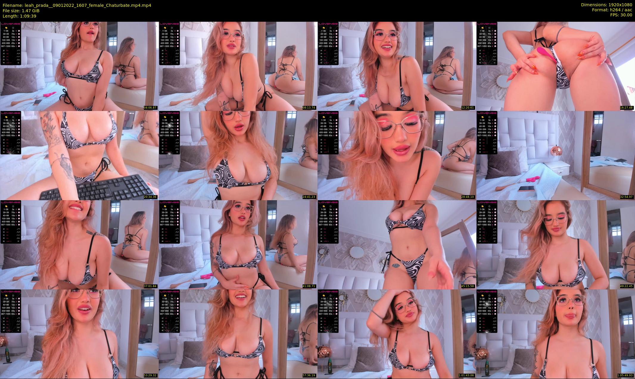 leah_prada_ — 70 minute Chaturbate female cam show recording, 1080p, Jan 9, 2022