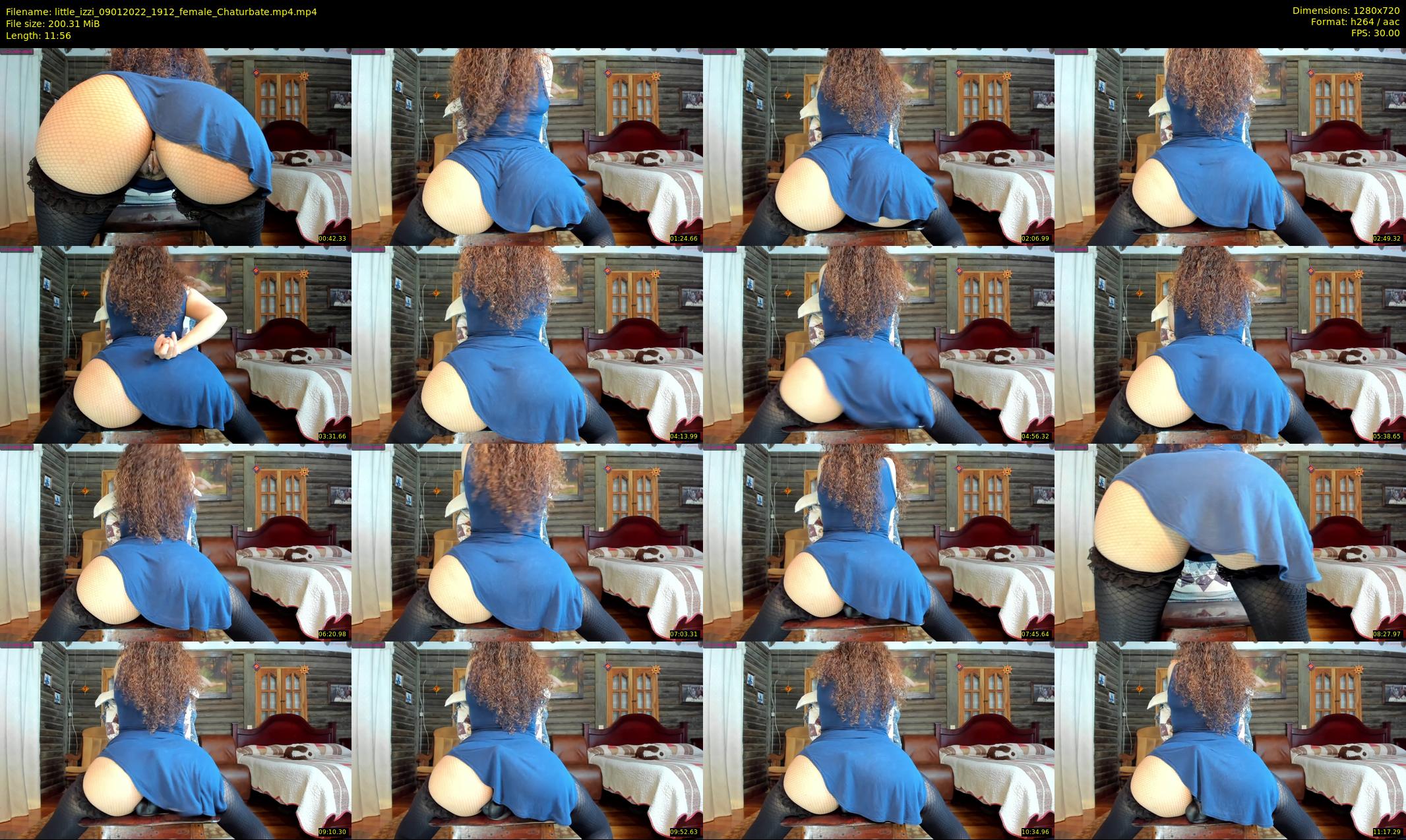 little_izzi — 12 minute Chaturbate female cam show recording, 720p, Jan 9, 2022