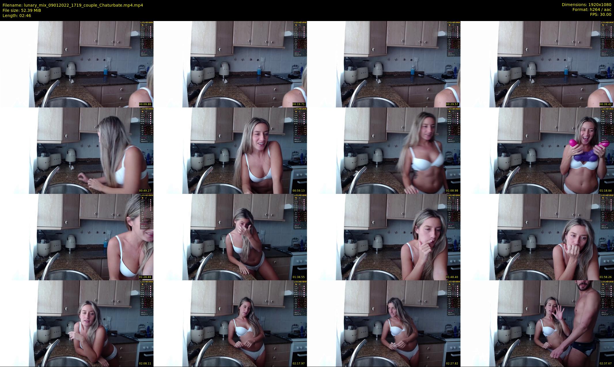 lunary_mix — 3 minute Chaturbate couple cam show recording, 1080p, Jan 9, 2022
