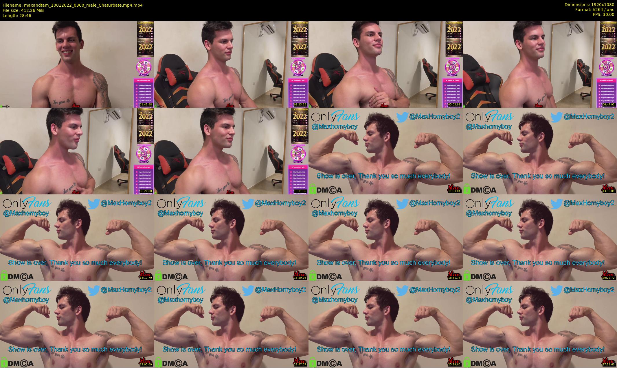 maxandtam — 29 minute Chaturbate couple cam show recording, 1080p, Jan 10, 2022