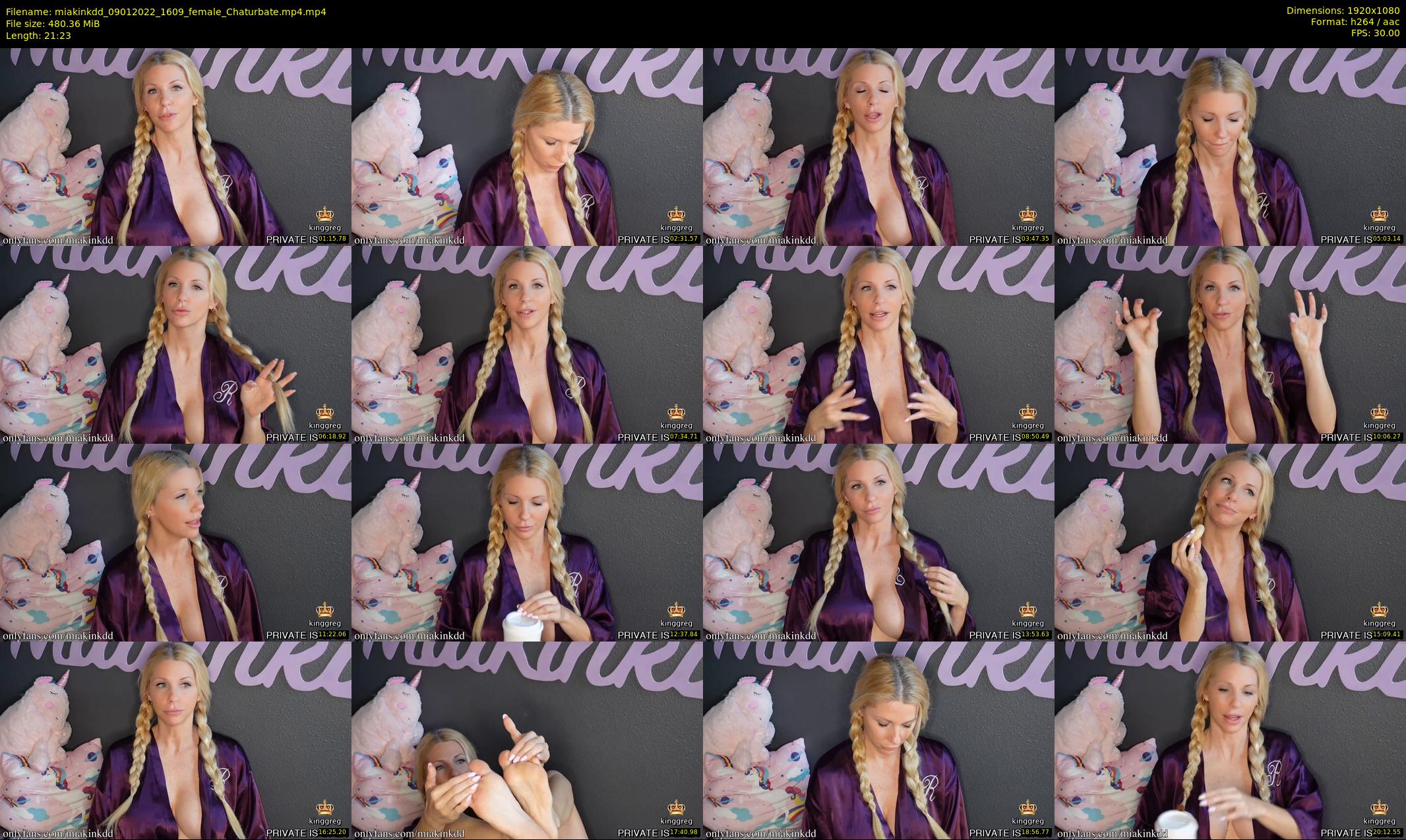 miakinkdd — 22 minute Chaturbate female cam show recording, 1080p, Jan 9, 2022