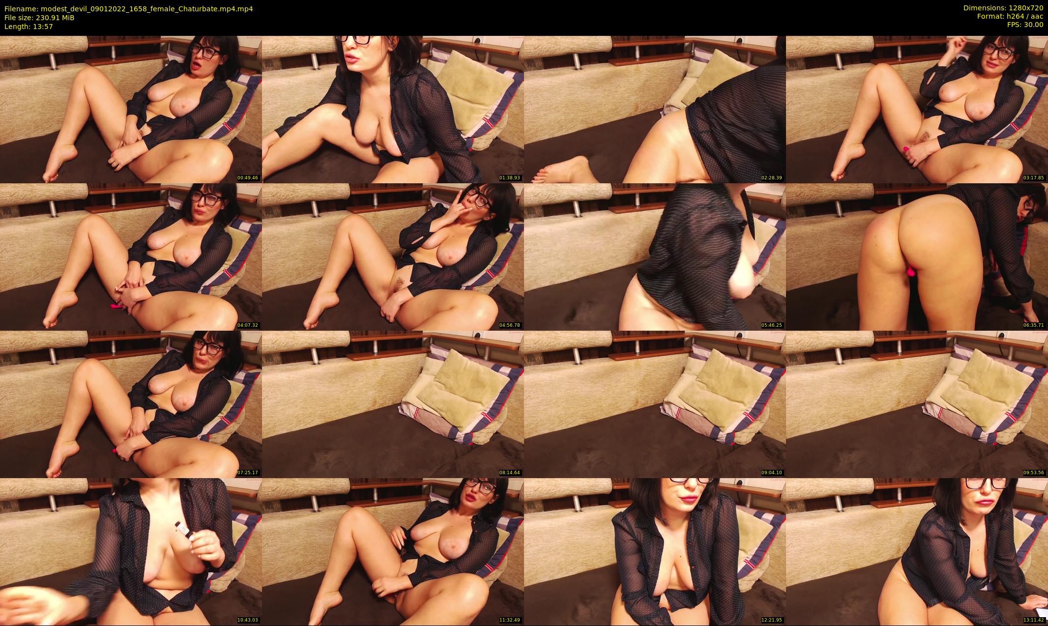 modest_devil — 14 minute Chaturbate female cam show recording, 720p, Jan 9, 2022