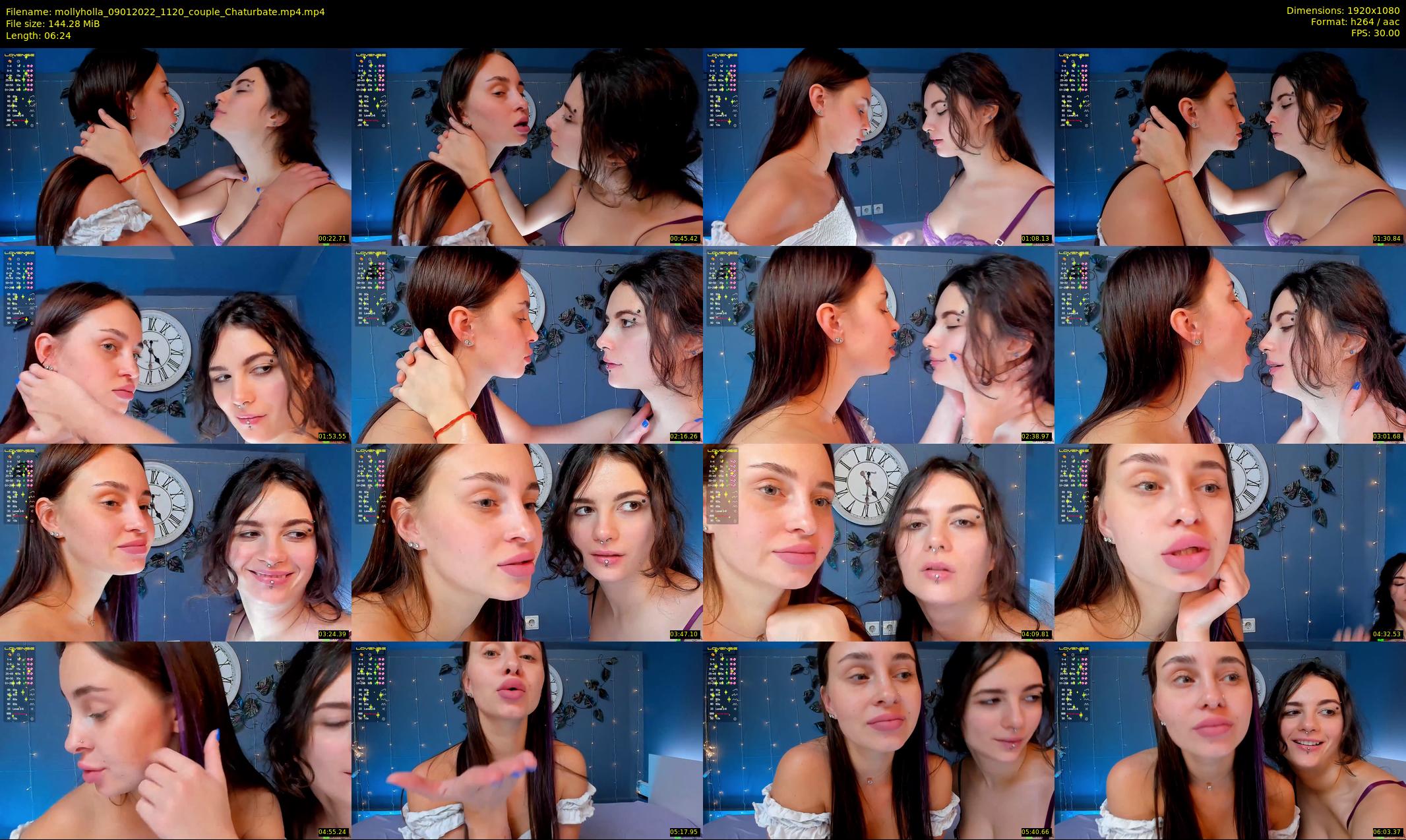 mollyholla — 7 minute Chaturbate couple cam show recording, 1080p, Jan 9, 2022