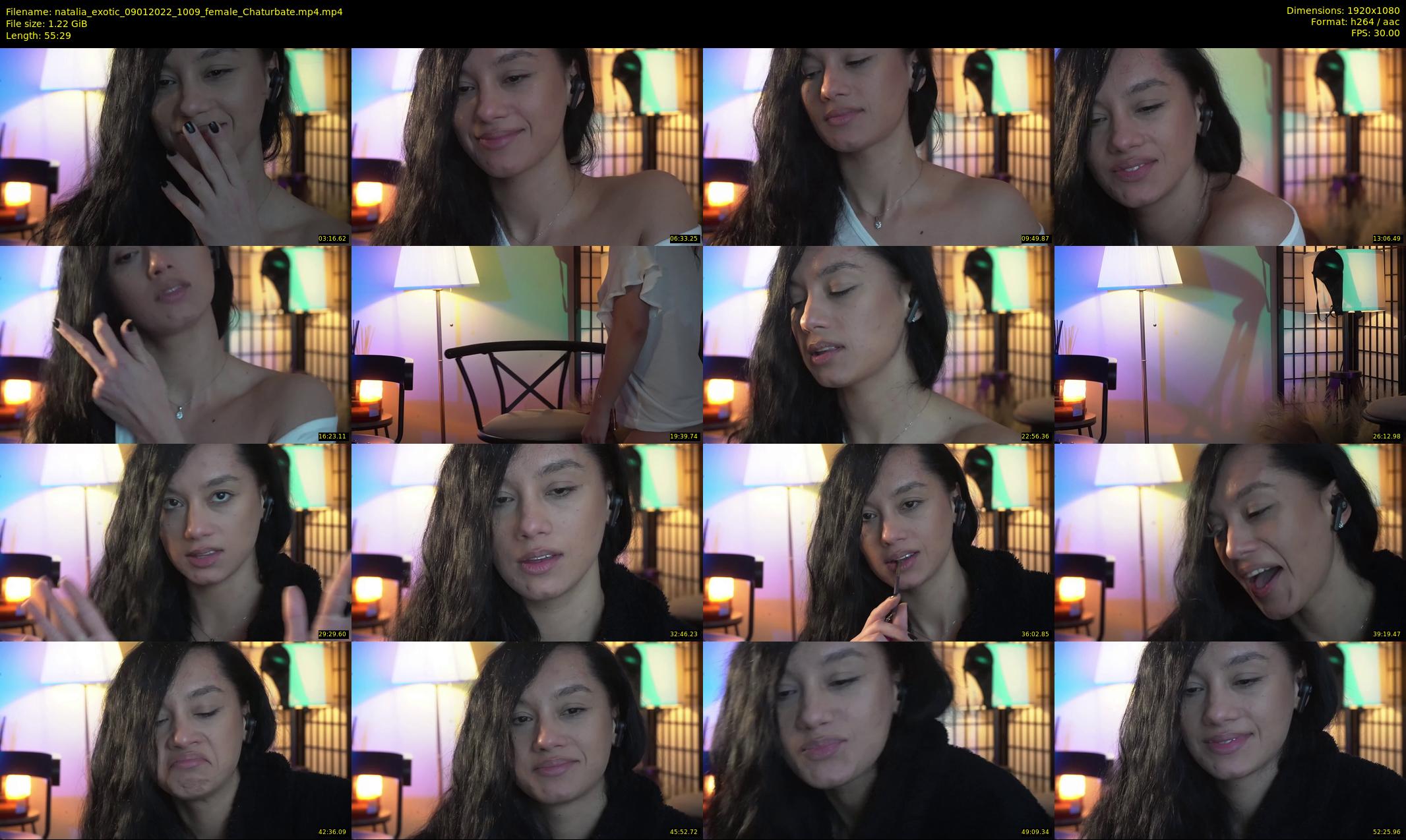 natalia_exotic — 56 minute Chaturbate female cam show recording, 1080p, Jan 9, 2022