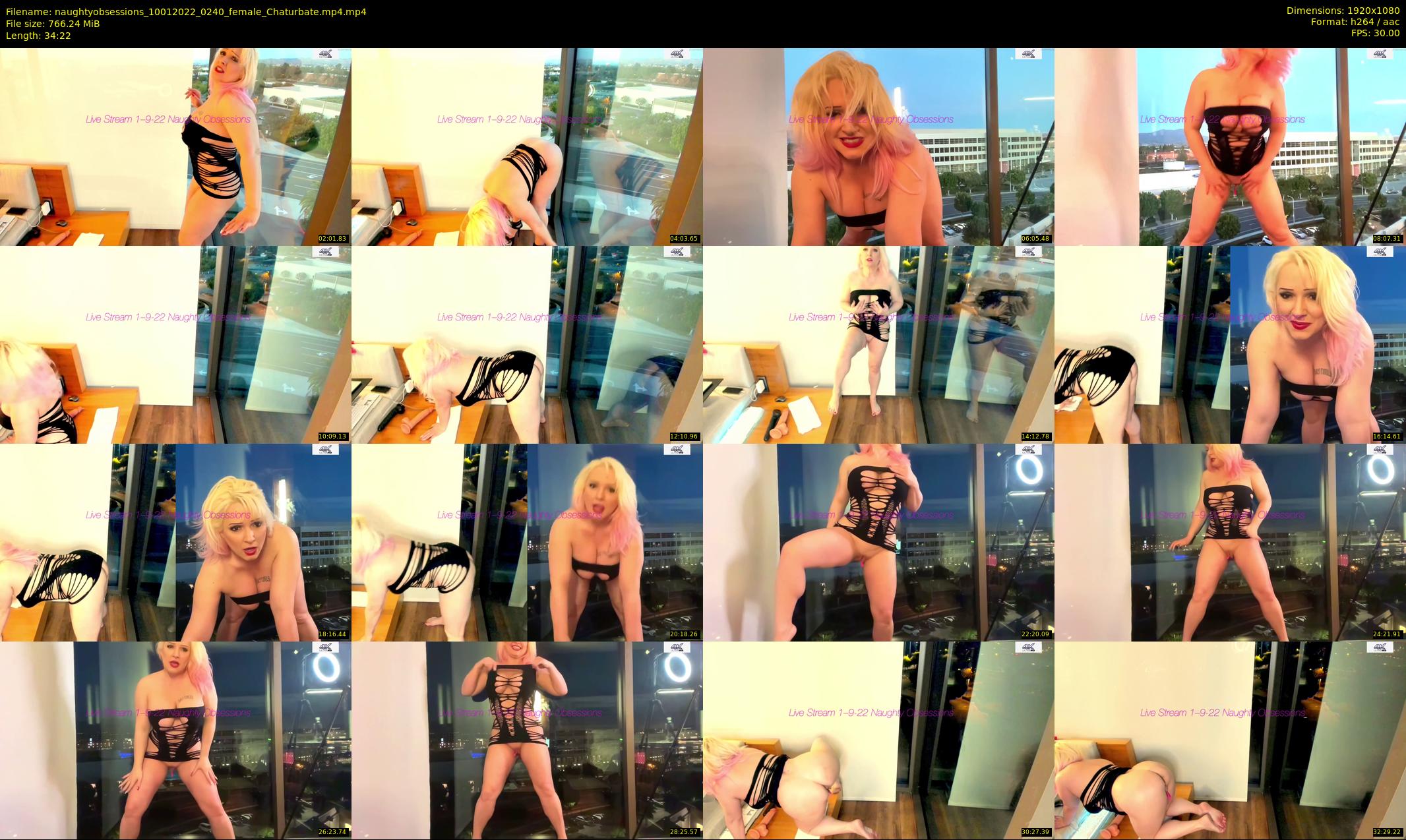 naughtyobsessions — 35 minute Chaturbate female cam show recording, 1080p, Jan 10, 2022