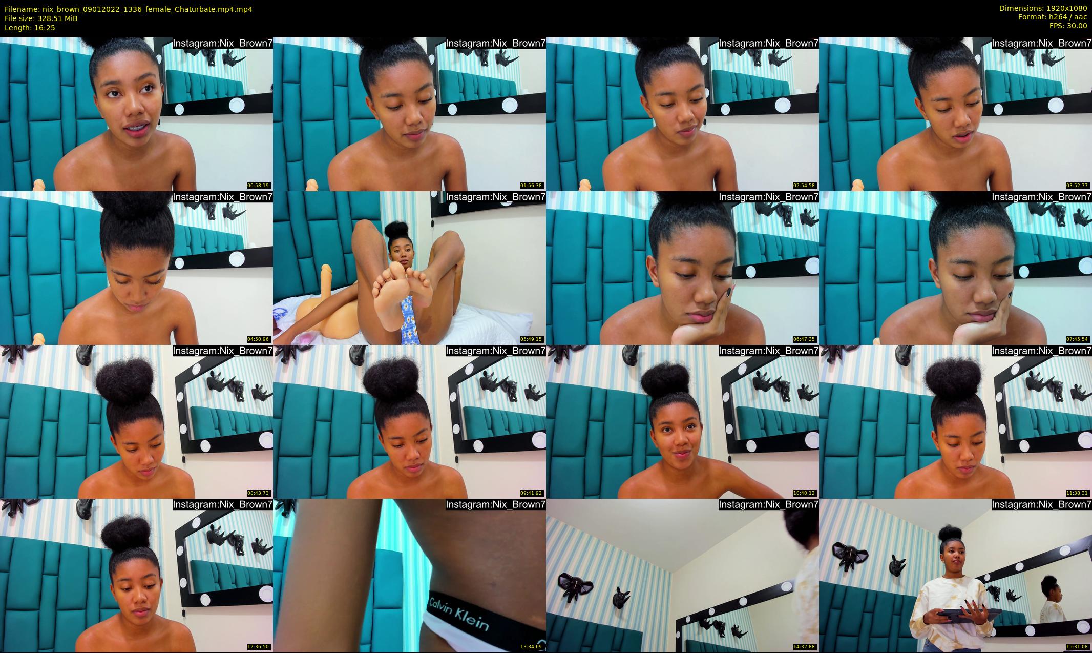 nix_brown — 17 minute Chaturbate female cam show recording, 1080p, Jan 9, 2022