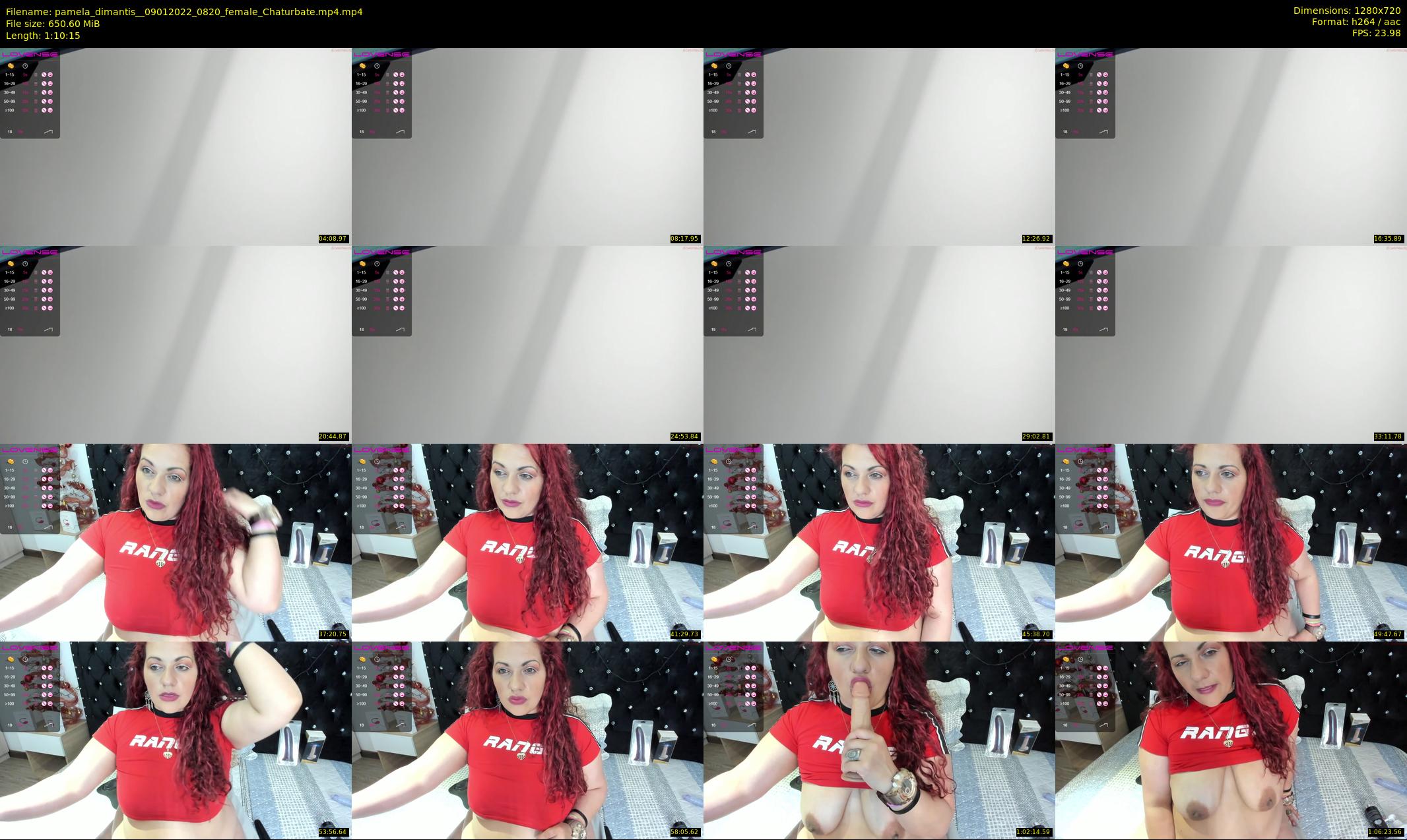 pamela_dimantis_ — 71 minute Chaturbate female cam show recording, 720p, Jan 9, 2022