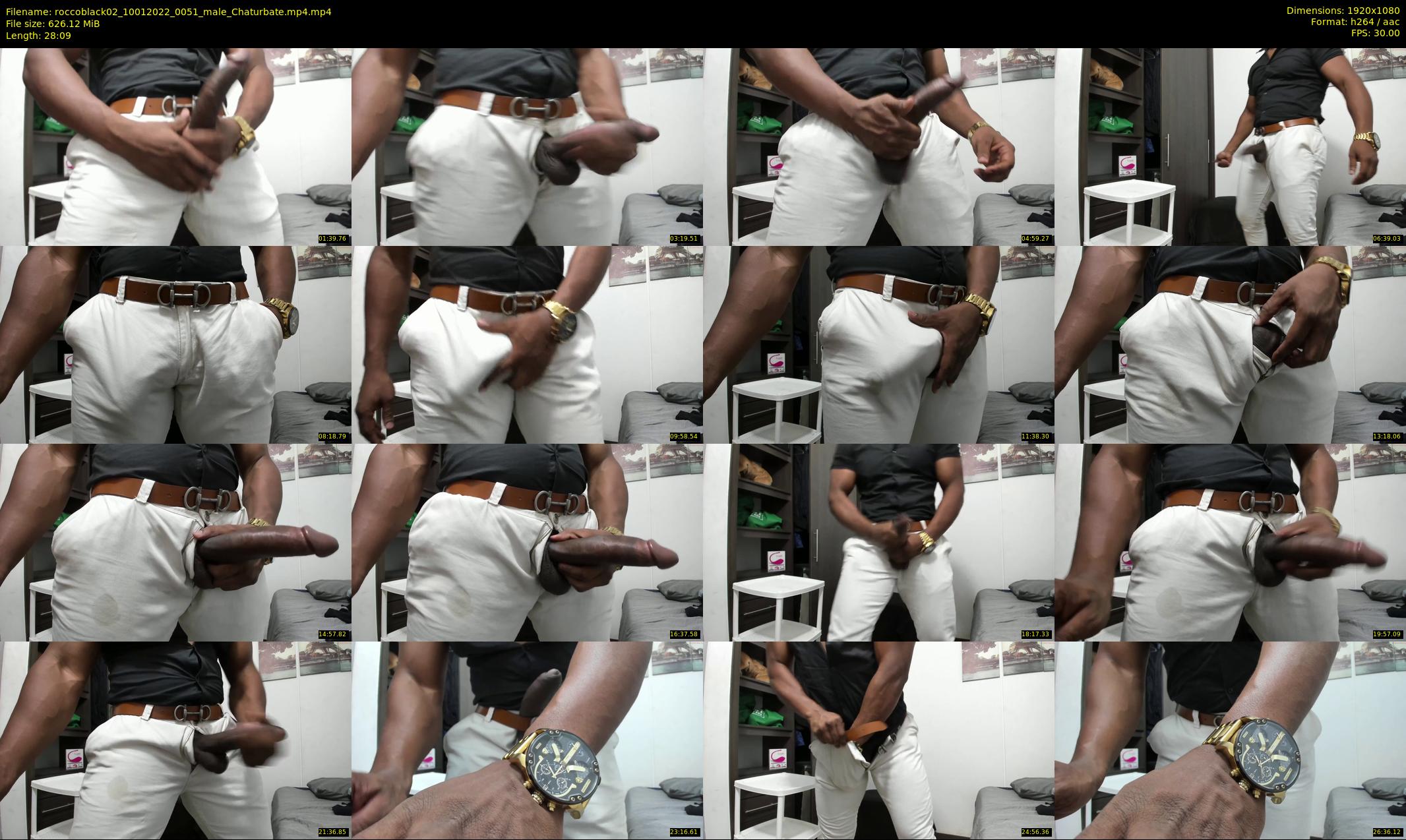 roccoblack02 — 29 minute Chaturbate male cam show recording, 1080p, Jan 10, 2022
