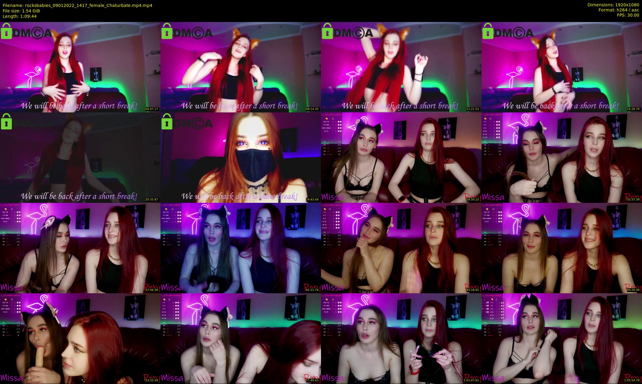 rocksbabies — 70 minute Chaturbate female cam show recording, 1080p, Jan 9, 2022