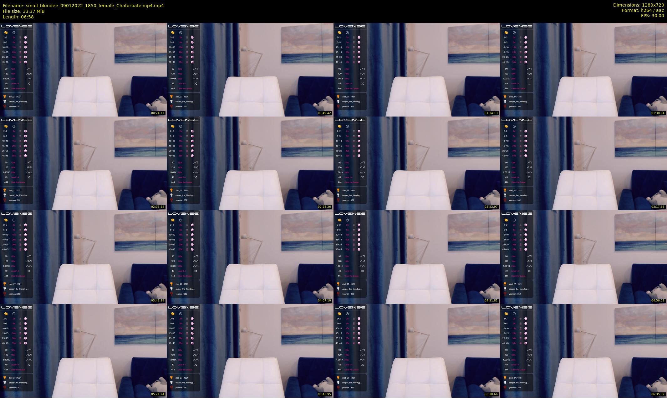 small_blondee — 7 minute Chaturbate female cam show recording, 720p, Jan 9, 2022