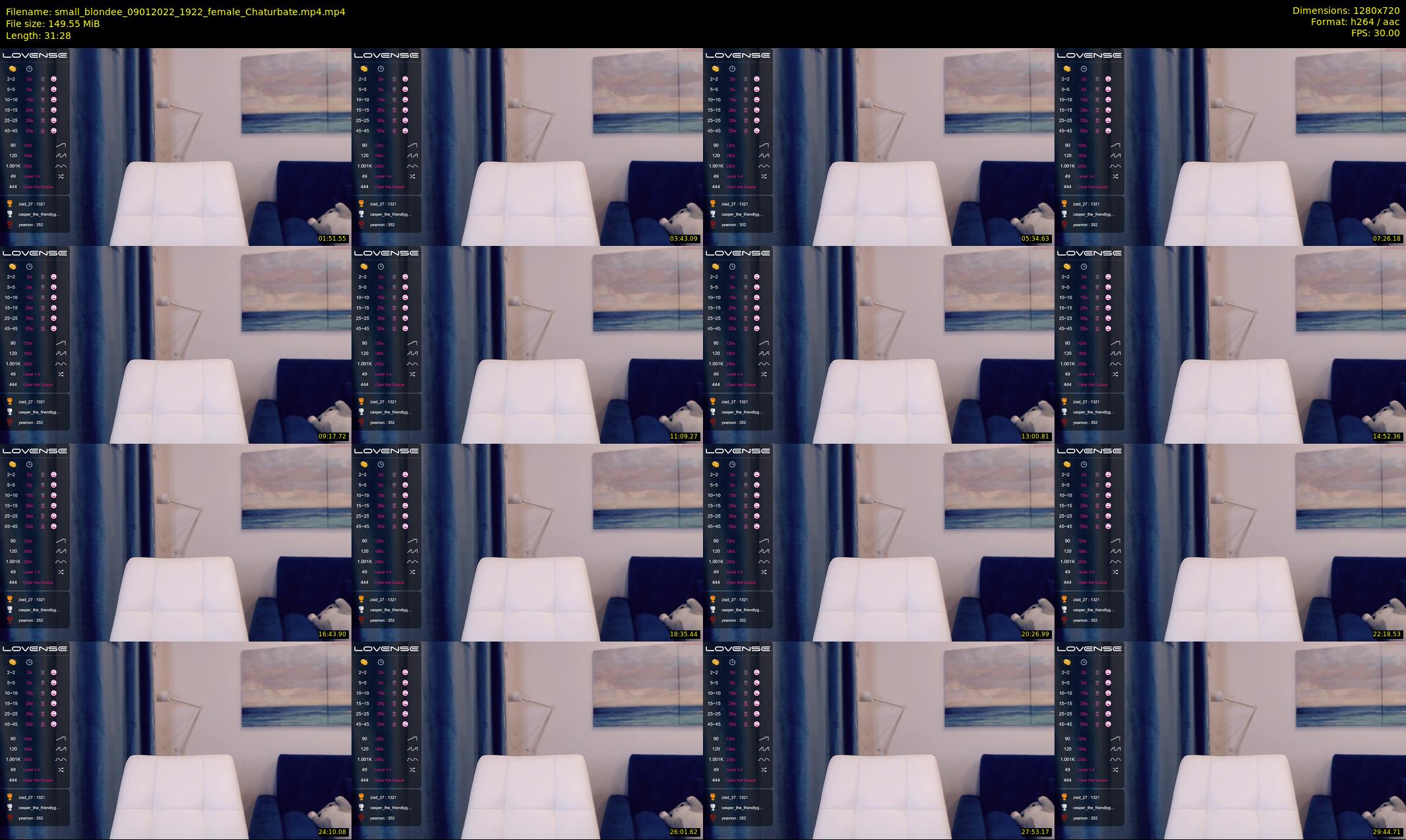 small_blondee — 32 minute Chaturbate female cam show recording, 720p, Jan 9, 2022
