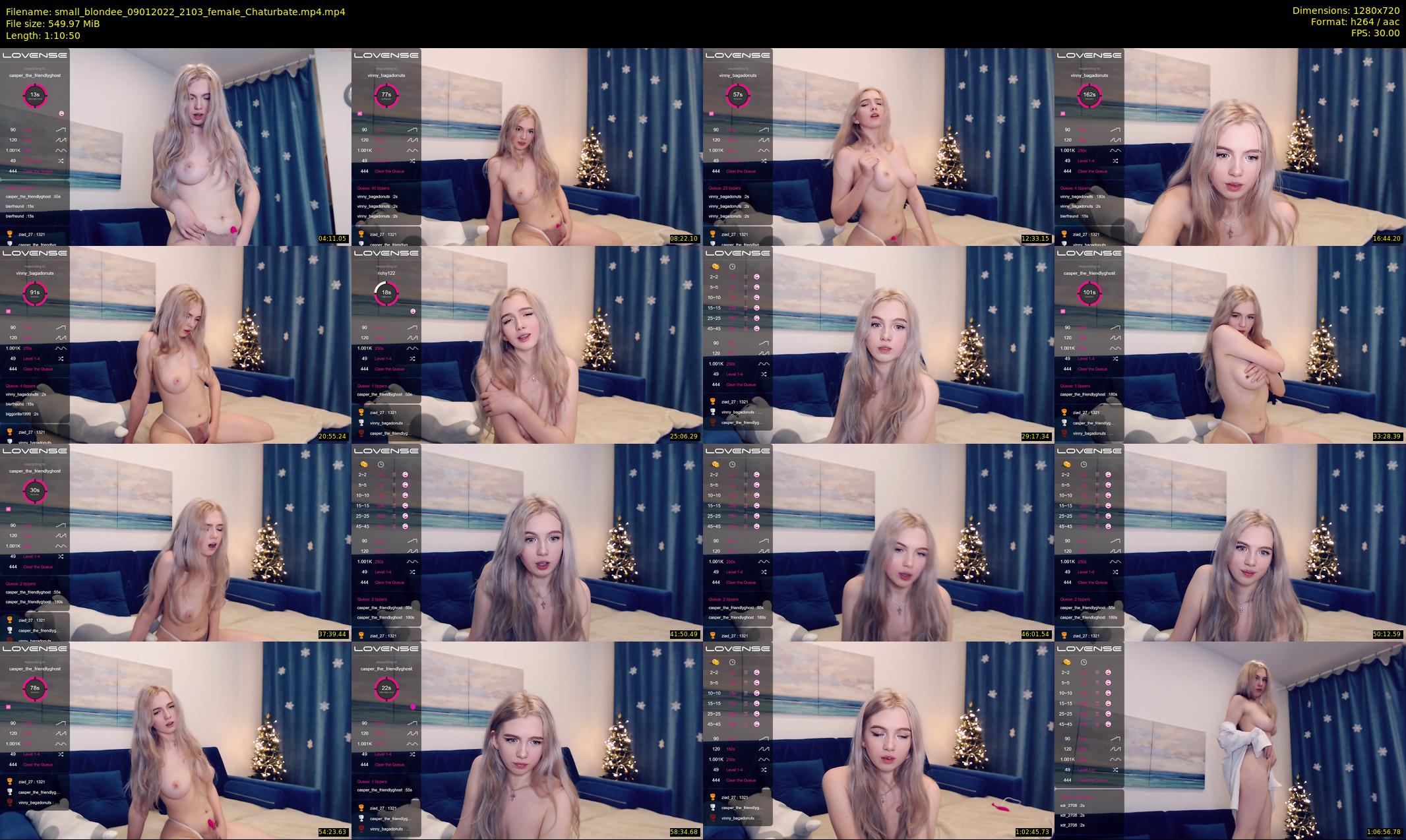 small_blondee — 71 minute Chaturbate female cam show recording, 720p, Jan 9, 2022