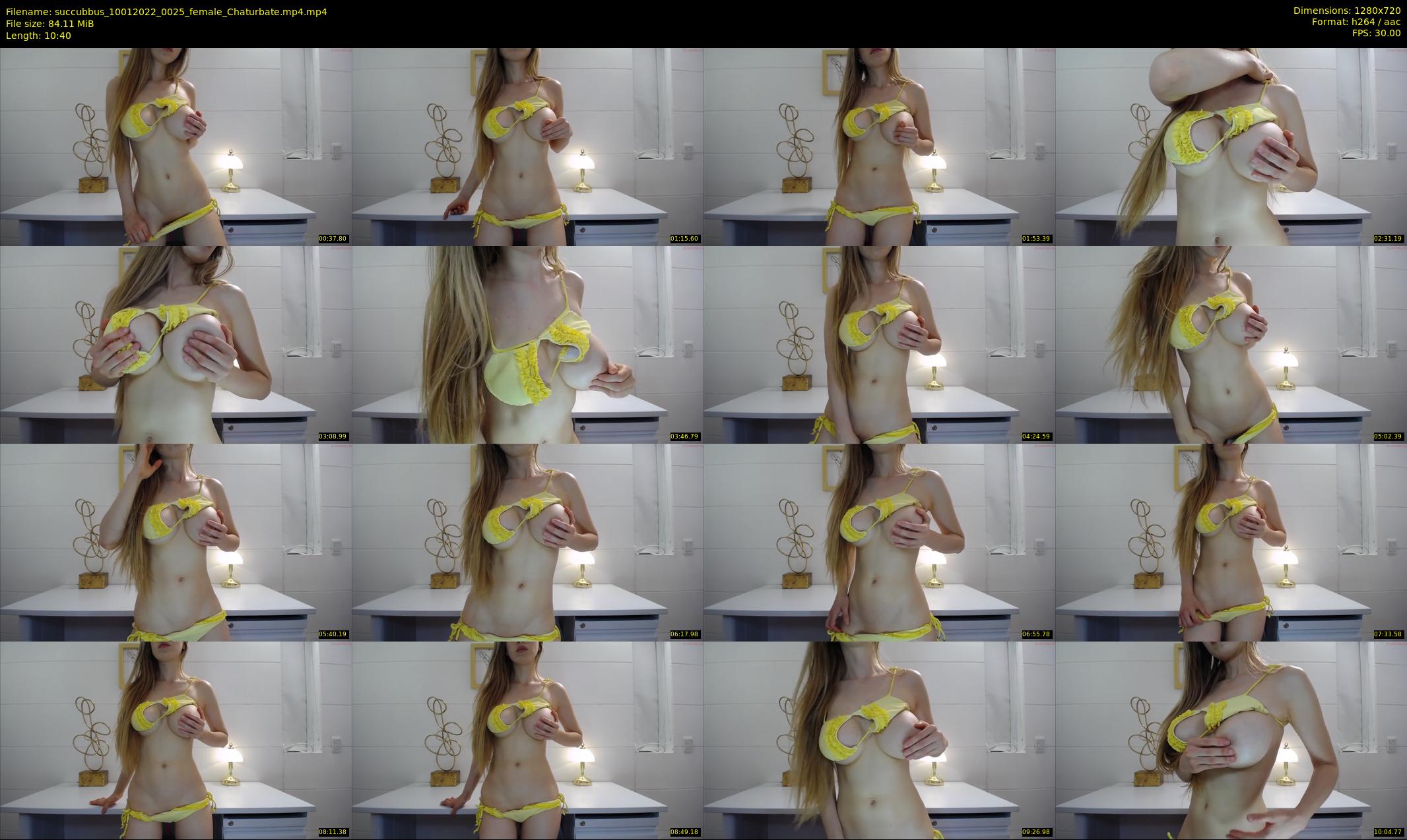 succubbus — 11 minute Chaturbate female cam show recording, 720p, Jan 10, 2022