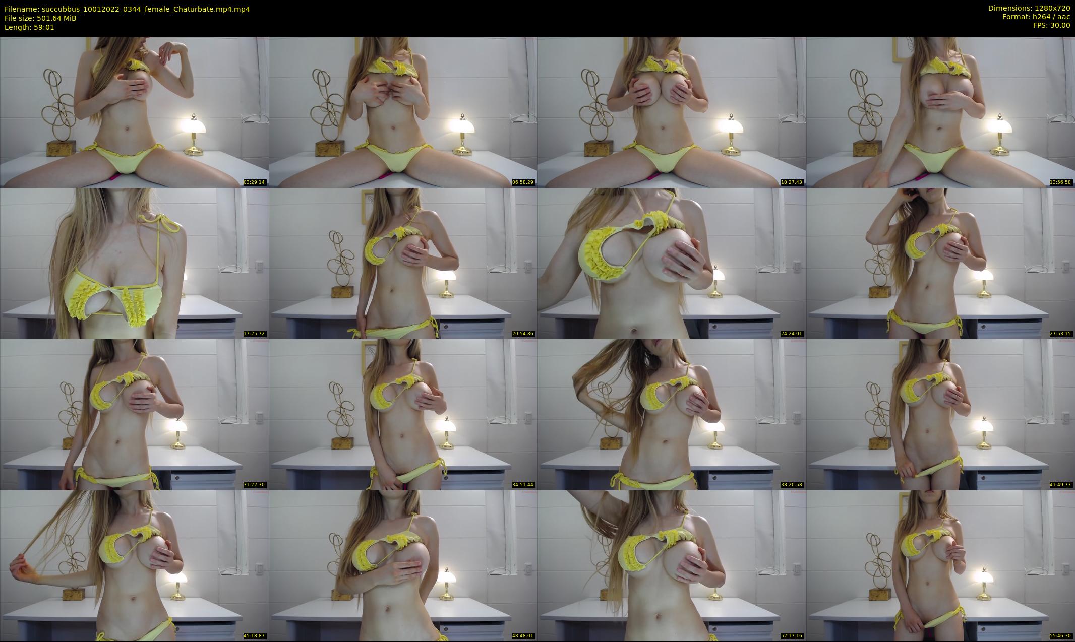 succubbus — 60 minute Chaturbate female cam show recording, 720p, Jan 10, 2022