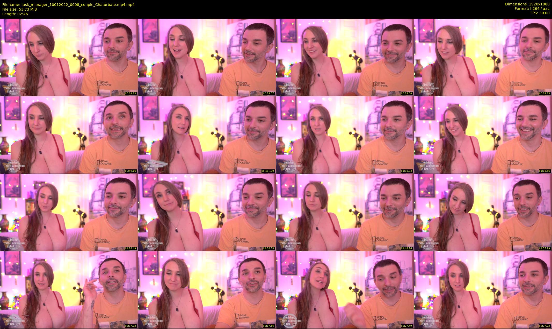 task_manager — 3 minute Chaturbate couple cam show recording, 1080p, Jan 10, 2022