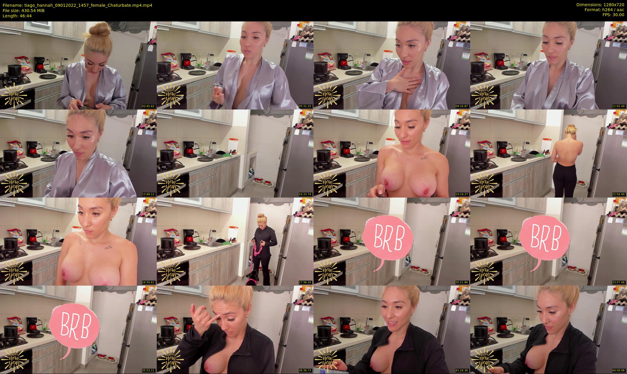 tiago_hannah — 47 minute Chaturbate couple cam show recording, 720p, Jan 9, 2022