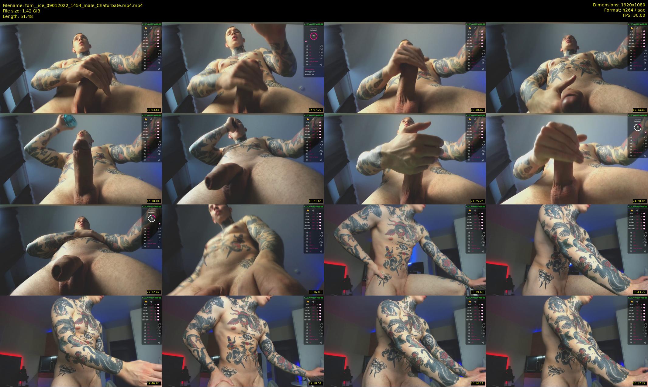 tom__ice — 52 minute Chaturbate male cam show recording, 1080p, Jan 9, 2022