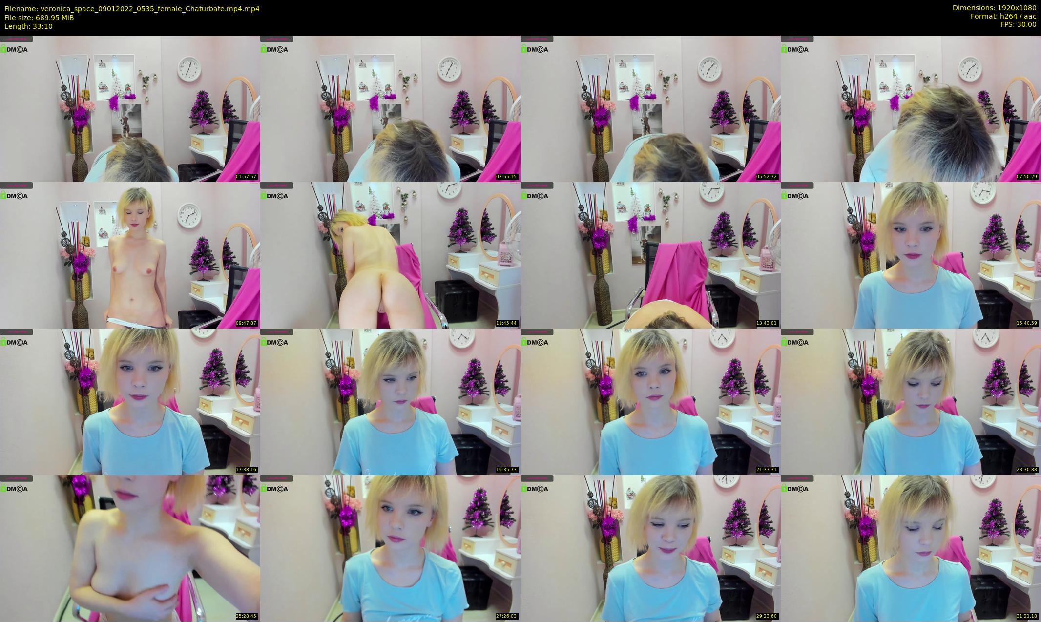 veronica_space — 34 minute Chaturbate female cam show recording, 1080p, Jan 9, 2022