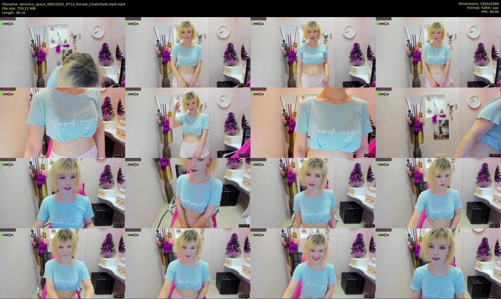 veronica_space — 37 minute Chaturbate female cam show recording, 1080p, Jan 9, 2022