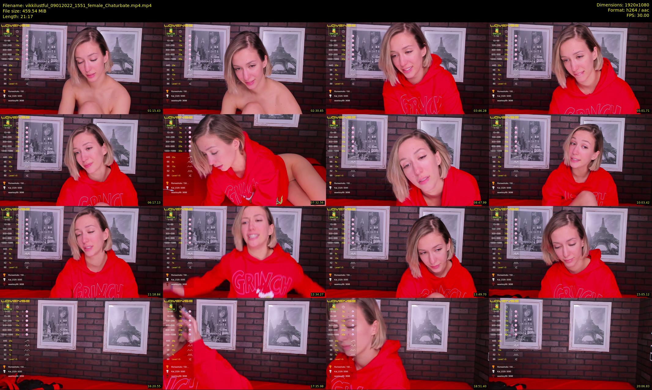 vikkilustful — 22 minute Chaturbate female cam show recording, 1080p, Jan 9, 2022