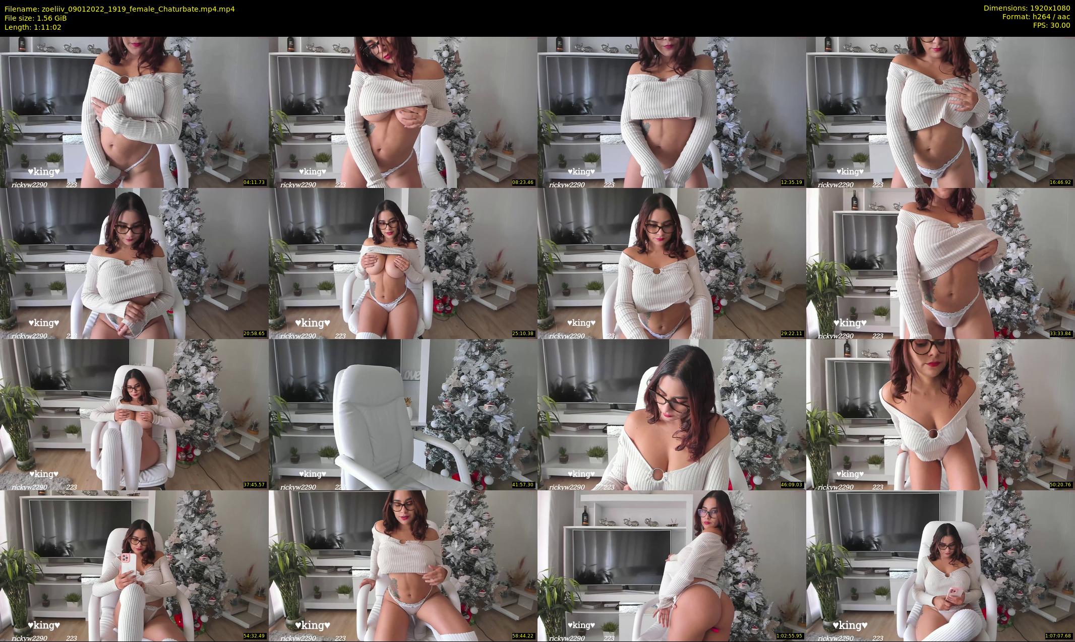 zoeliiv — 72 minute Chaturbate female cam show recording, 1080p, Jan 9, 2022