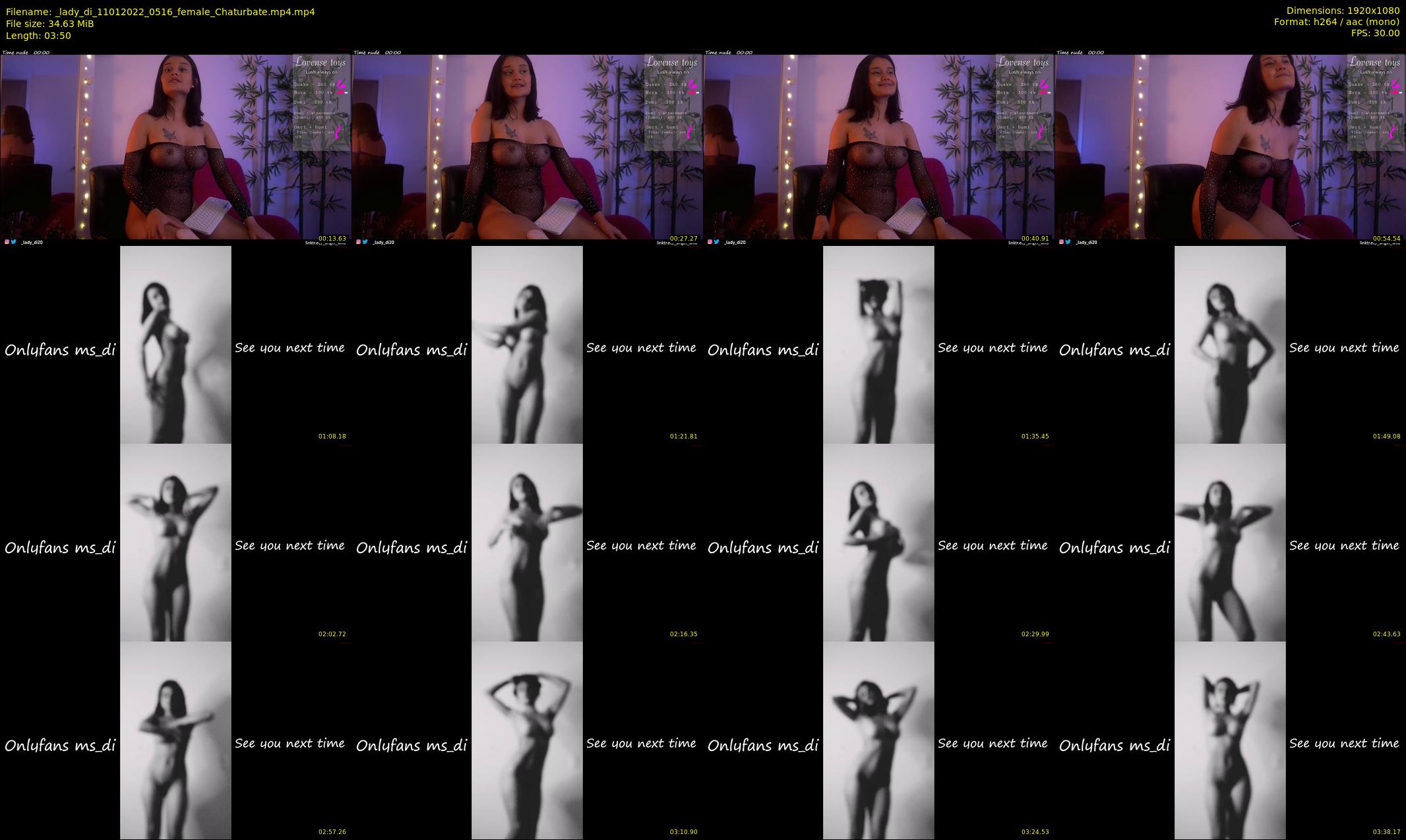 _lady_di — 4 minute Chaturbate female cam show recording, 1080p, Jan 11, 2022