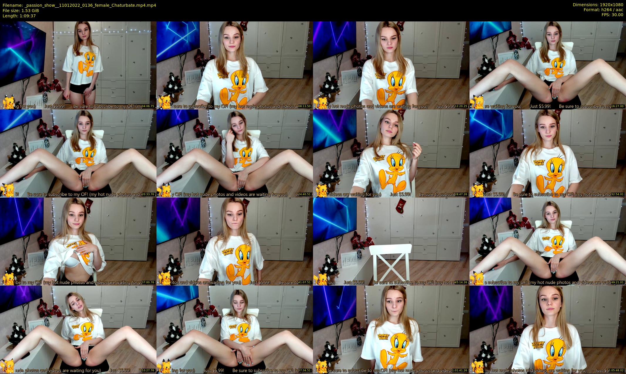 _passion_show_ — 70 minute Chaturbate couple cam show recording, 1080p, Jan 11, 2022