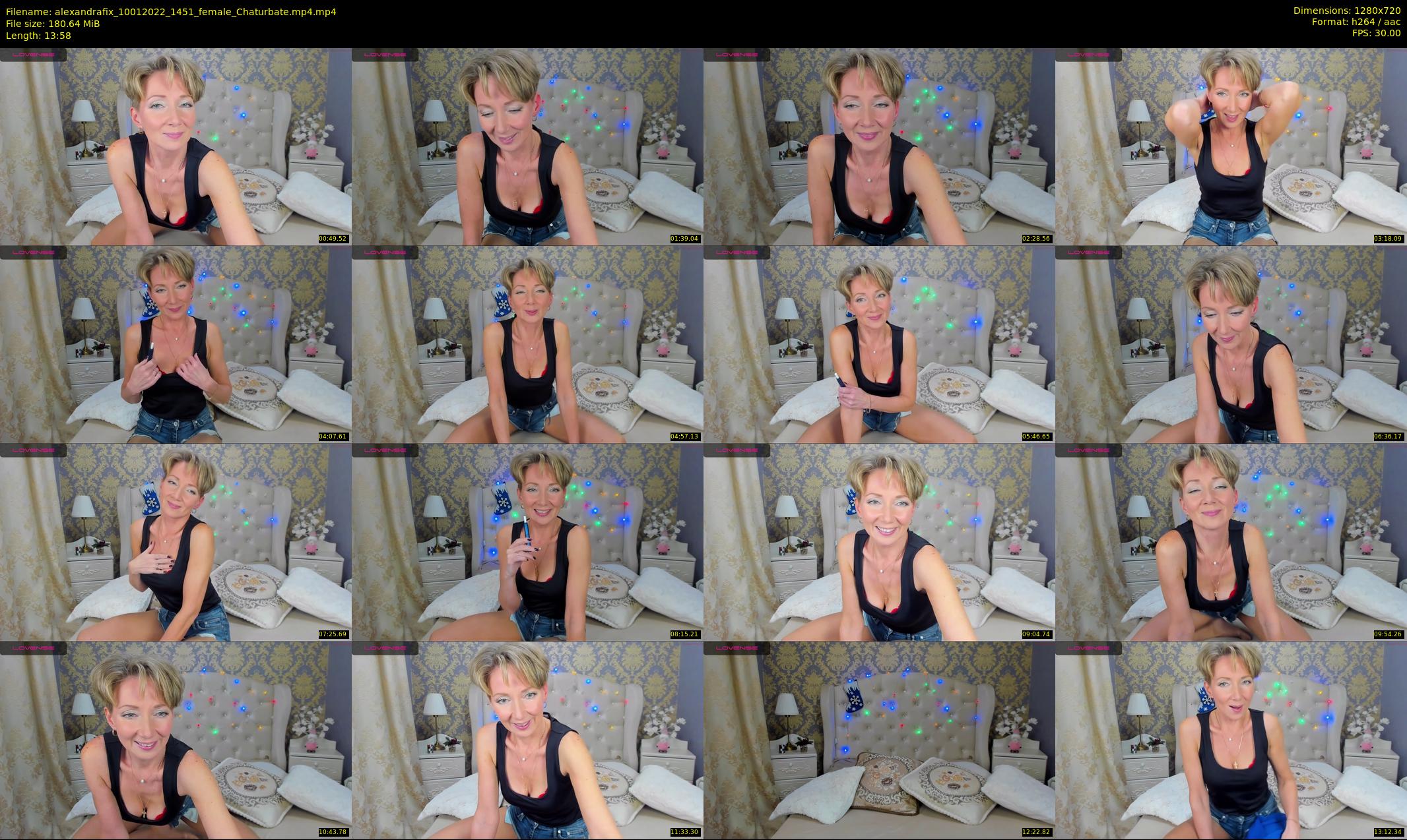 alexandrafix — 14 minute Chaturbate female cam show recording, 720p, Jan 10, 2022