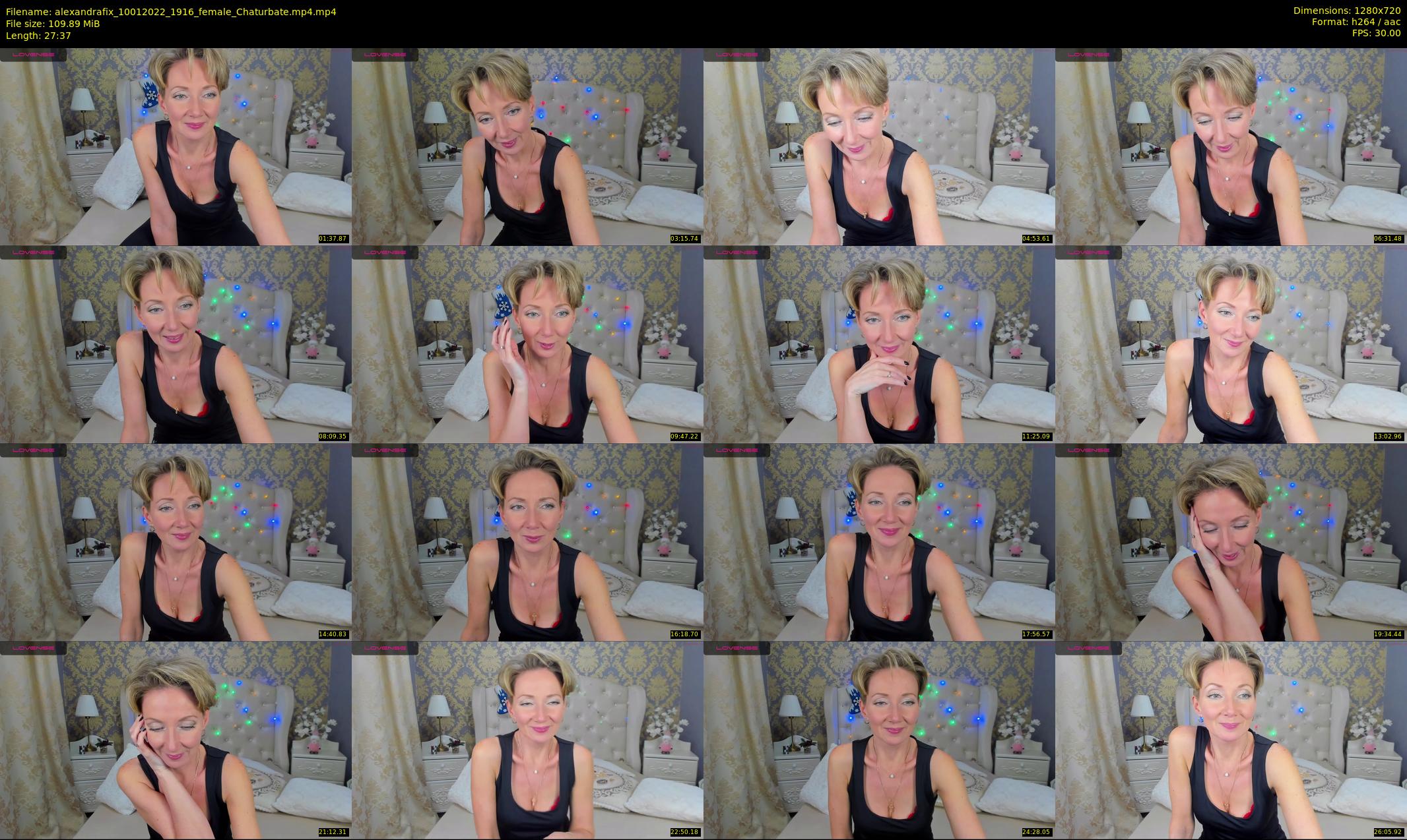alexandrafix — 28 minute Chaturbate female cam show recording, 720p, Jan 10, 2022
