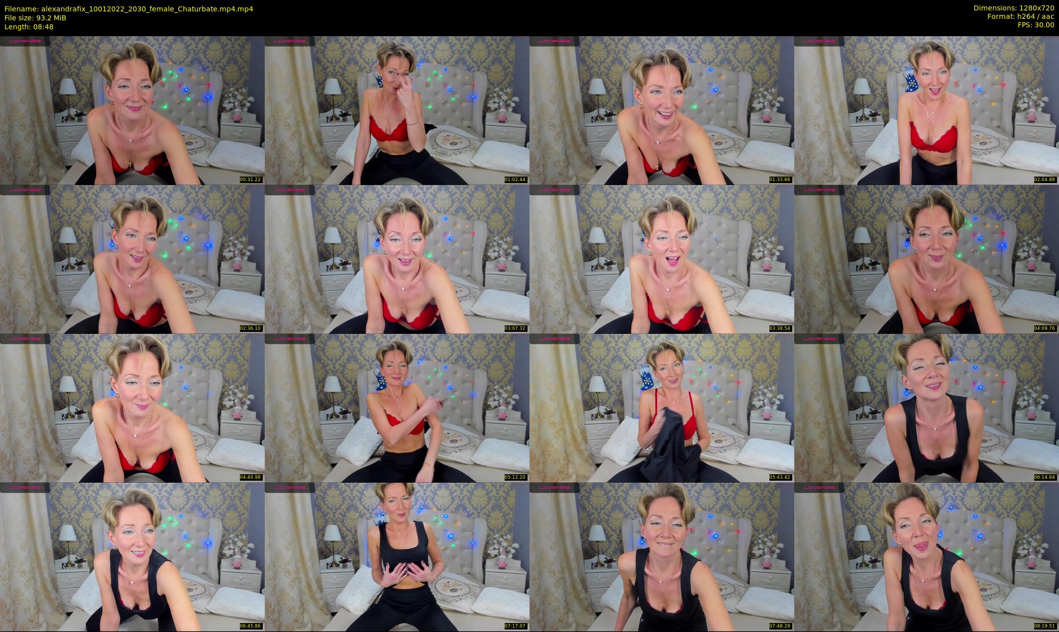 alexandrafix — 9 minute Chaturbate female cam show recording, 720p, Jan 10, 2022