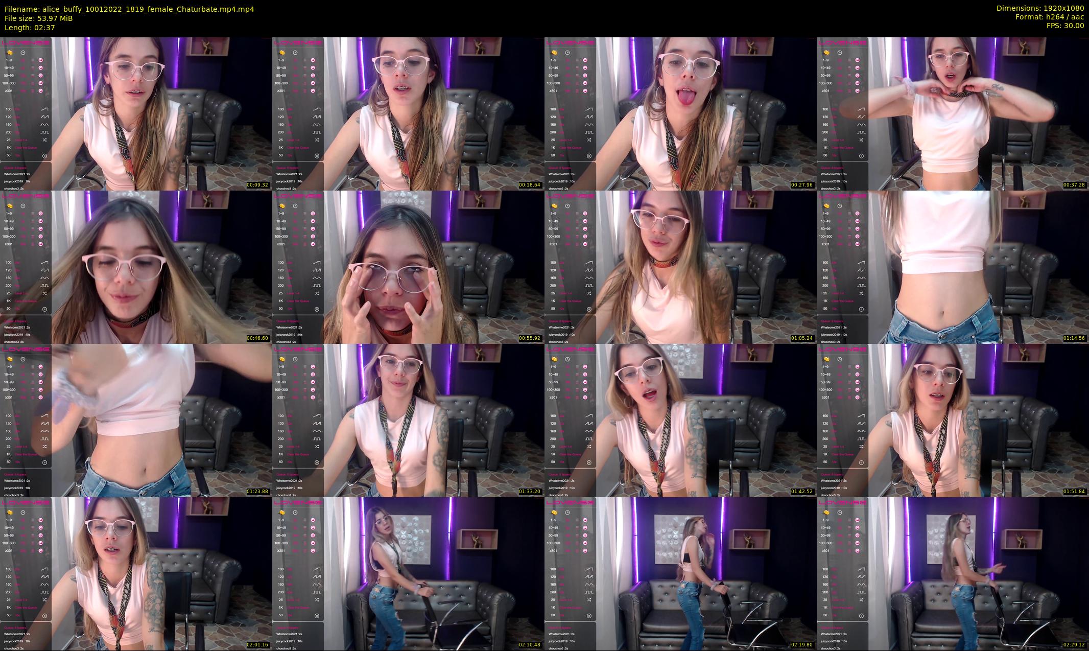 alice_buffy — 3 minute Chaturbate female cam show recording, 1080p, Jan 10, 2022